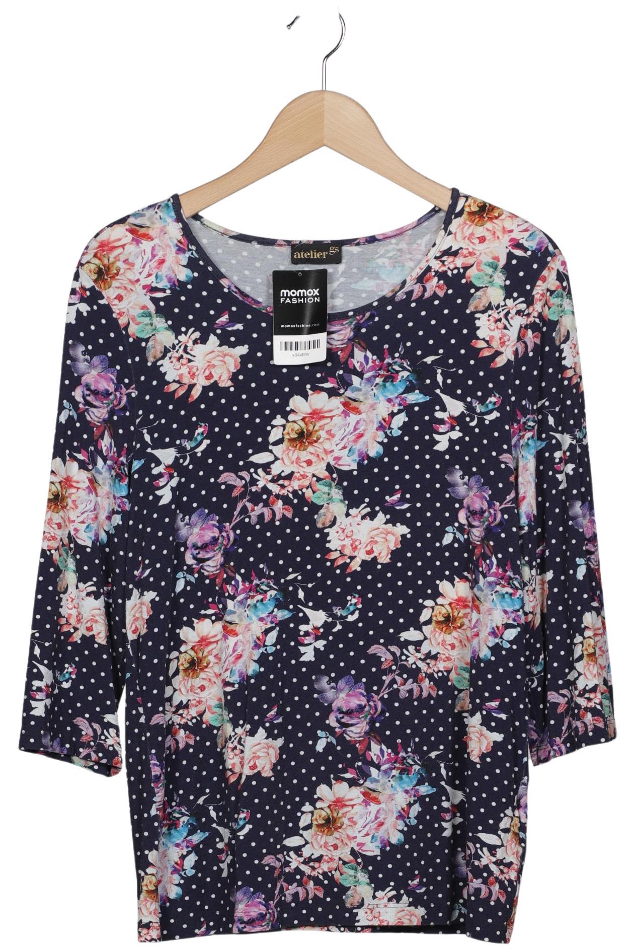 

Atelier Goldner Schnitt Damen Langarmshirt, mehrfarbig, Gr. 42