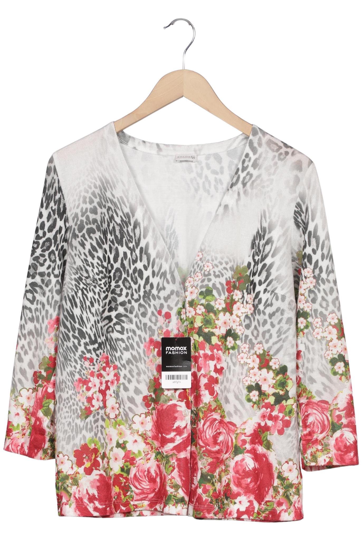 

Atelier Goldner Schnitt Damen Strickjacke, mehrfarbig, Gr. 46