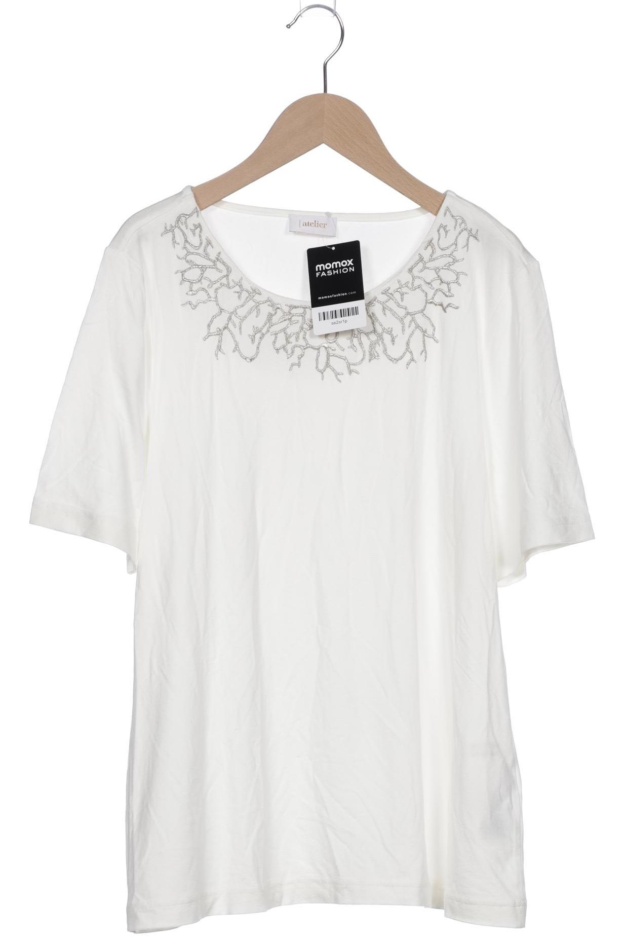 

Atelier Goldner Schnitt Damen T-Shirt, weiß