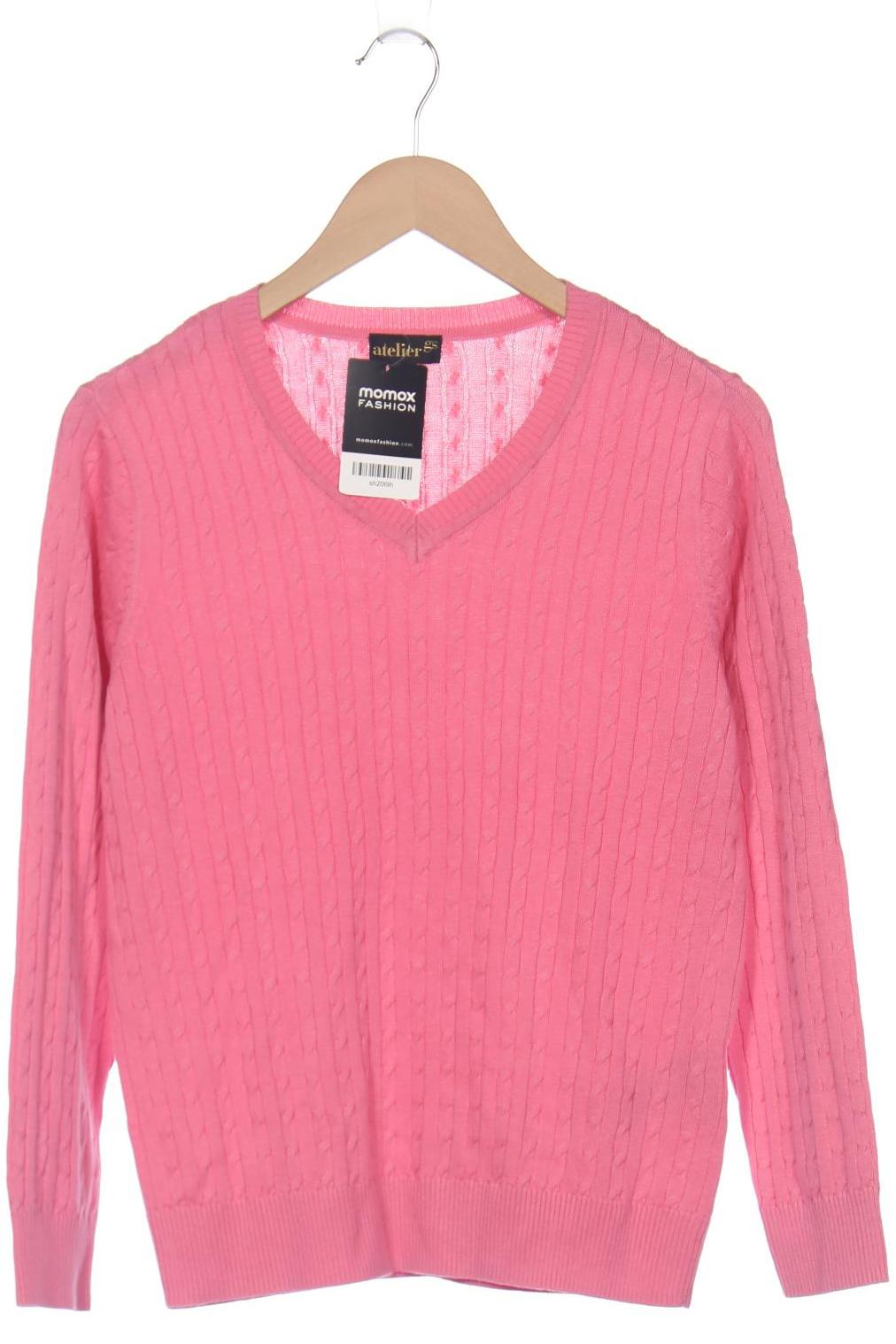 

Atelier Goldner Schnitt Damen Pullover, pink, Gr. 38