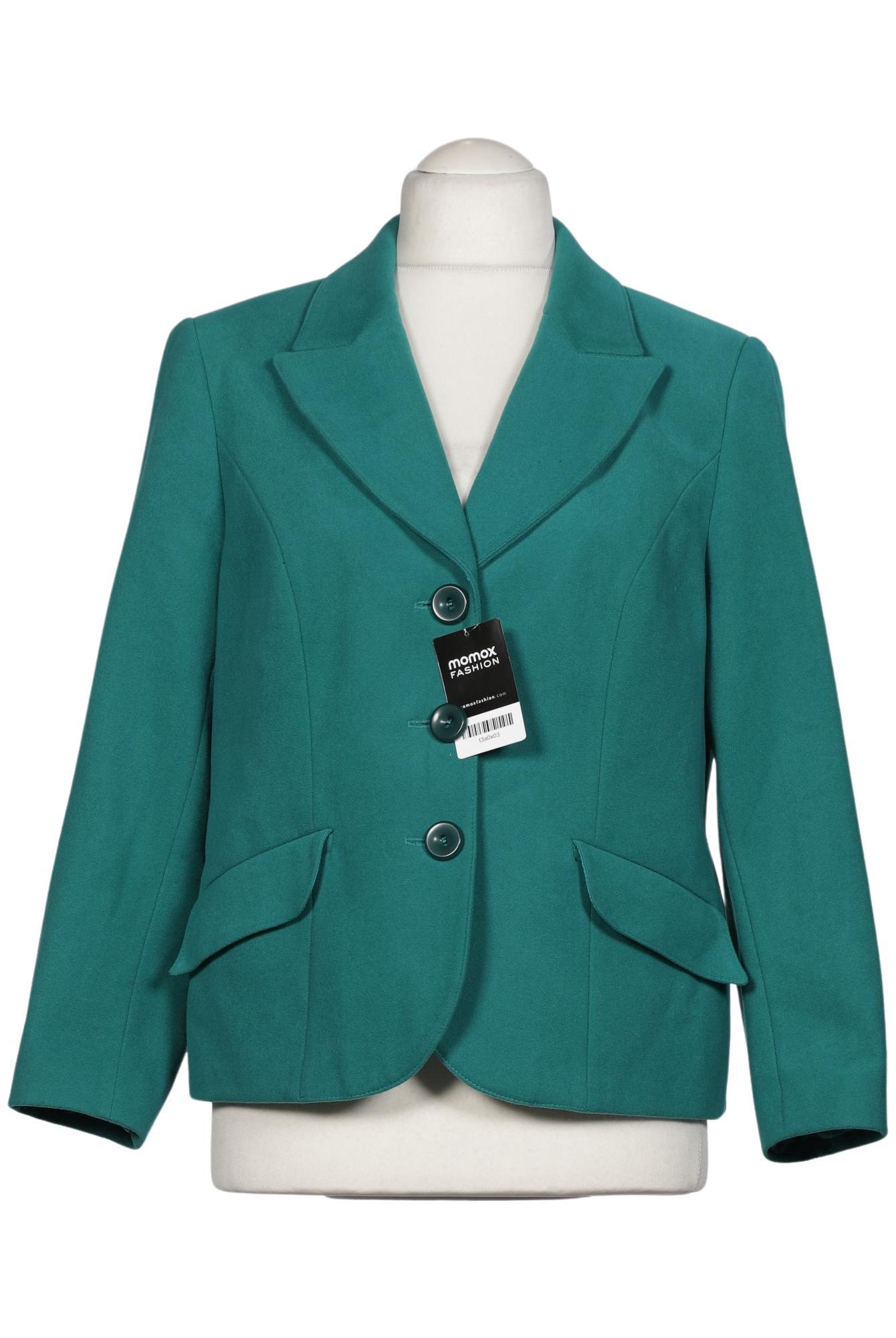 

Atelier Goldner Schnitt Damen Blazer, türkis, Gr. 44
