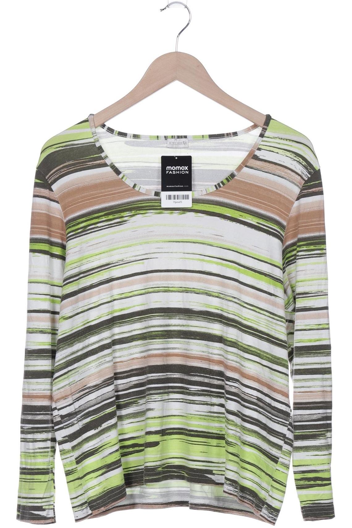 

Atelier Goldner Schnitt Damen Langarmshirt, mehrfarbig, Gr. 46