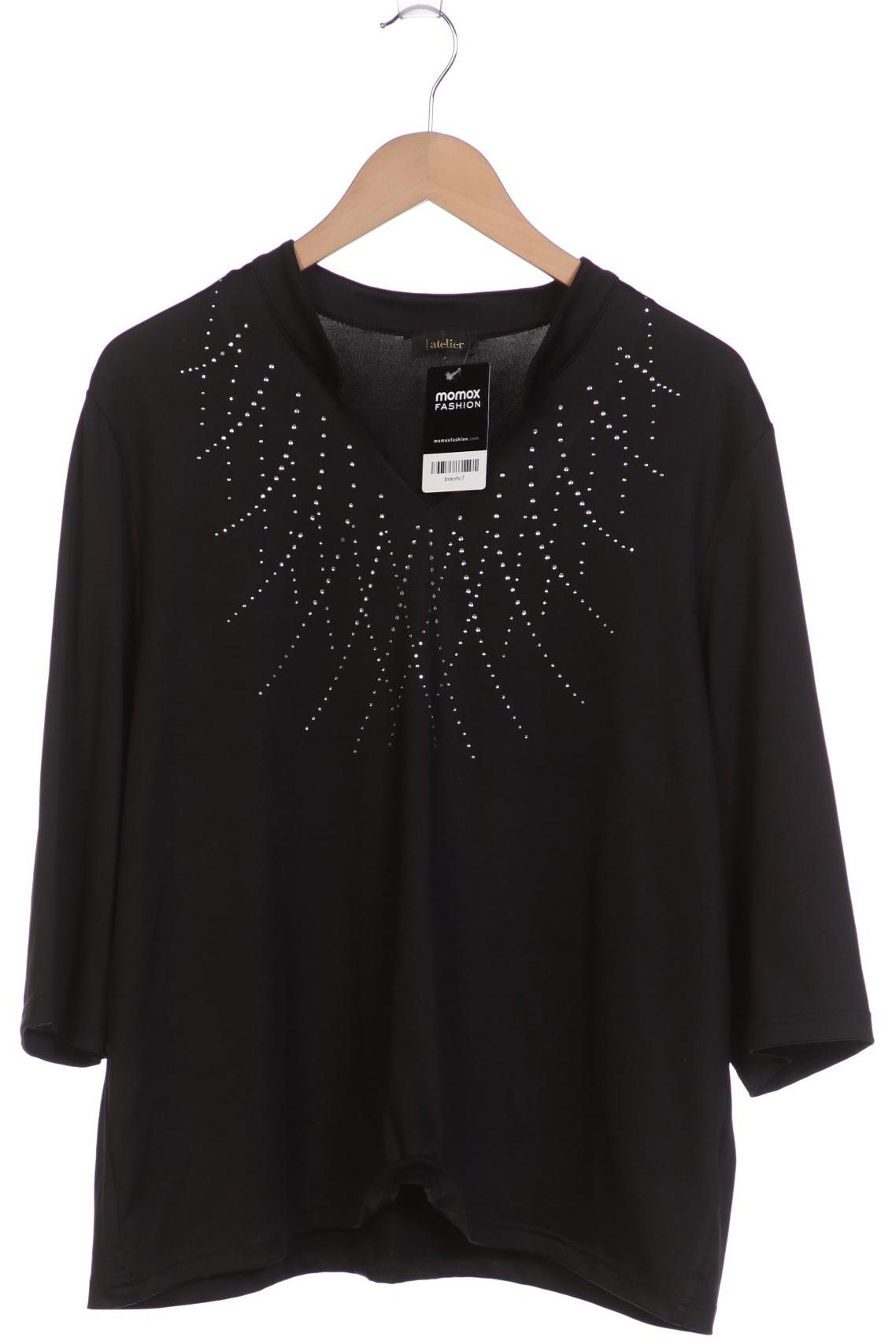 

Atelier Goldner Schnitt Damen T-Shirt, schwarz