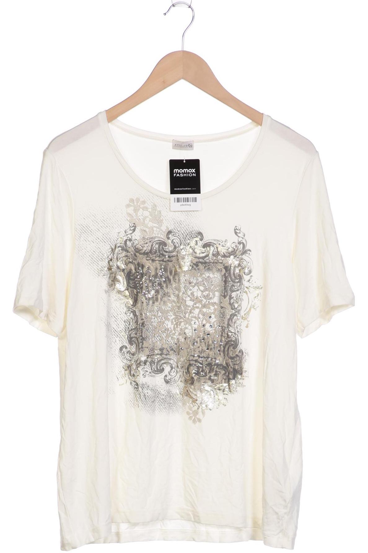 

Atelier Goldner Schnitt Damen T-Shirt, cremeweiß