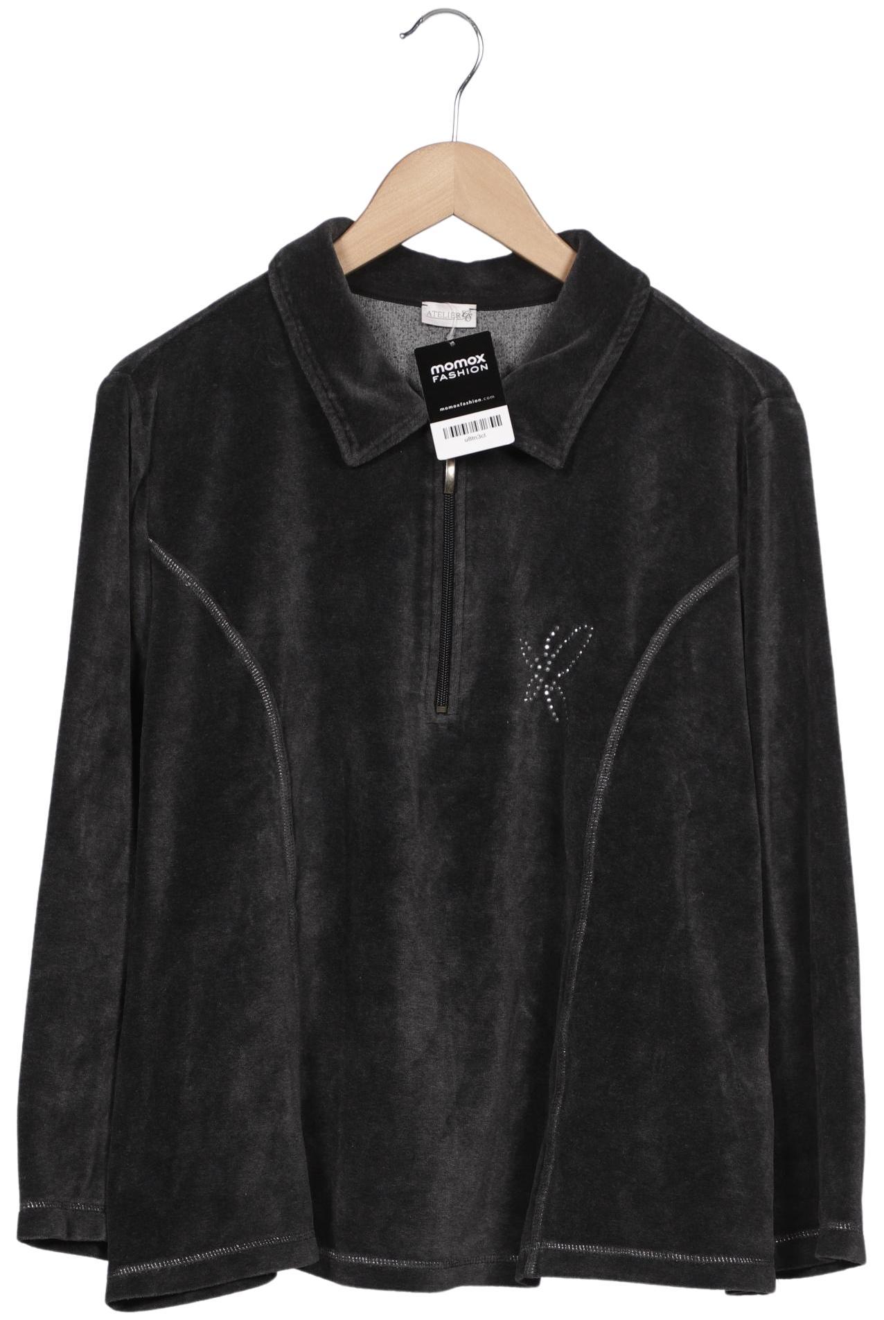 

Atelier Goldner Schnitt Damen Sweatshirt, grau, Gr. 24