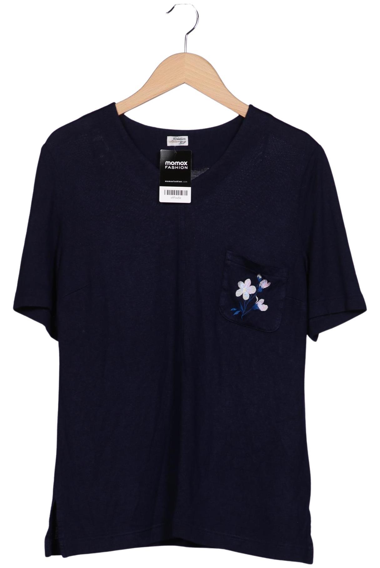 

Atelier Goldner Schnitt Damen Pullover, marineblau, Gr. 44