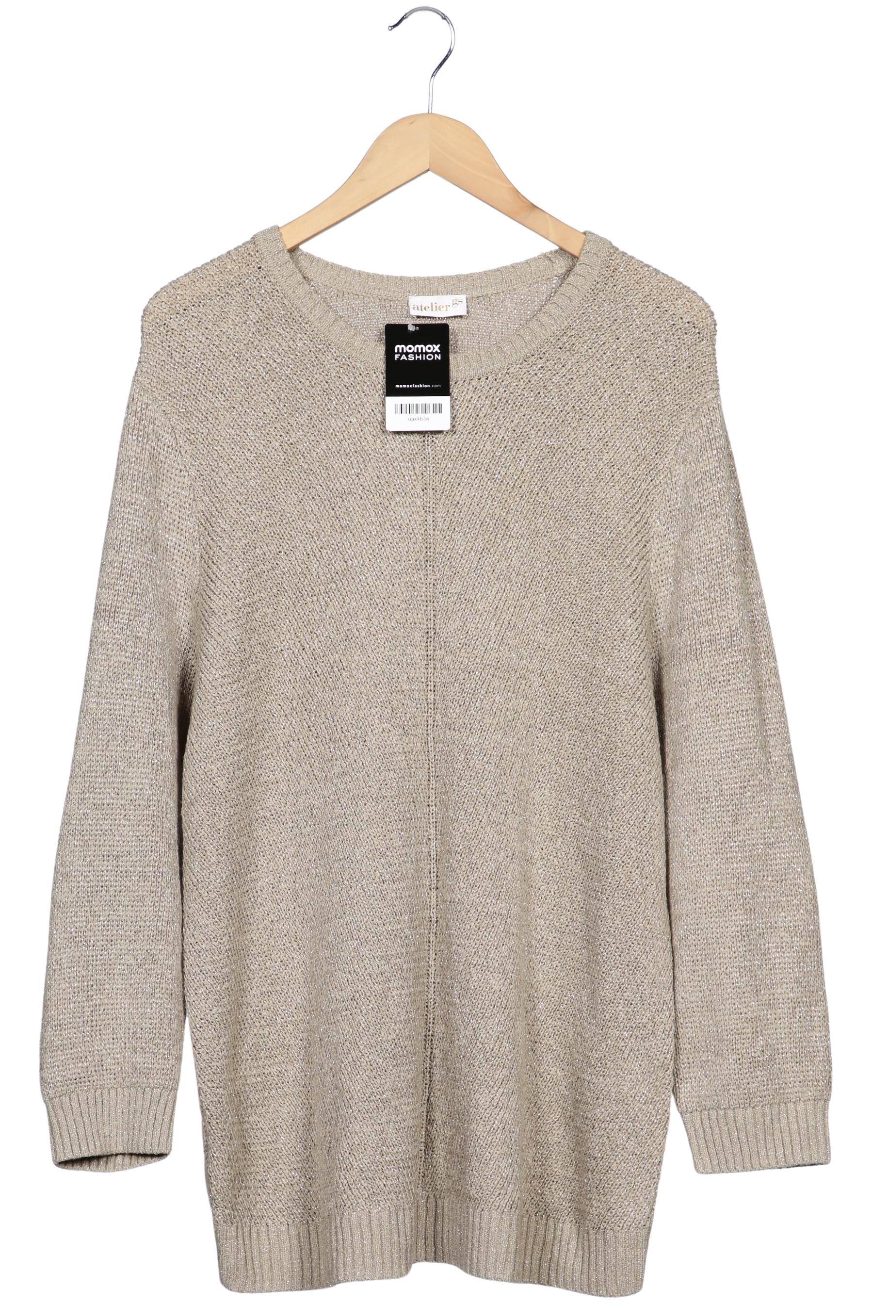 

Atelier Goldner Schnitt Damen Pullover, beige, Gr. 52