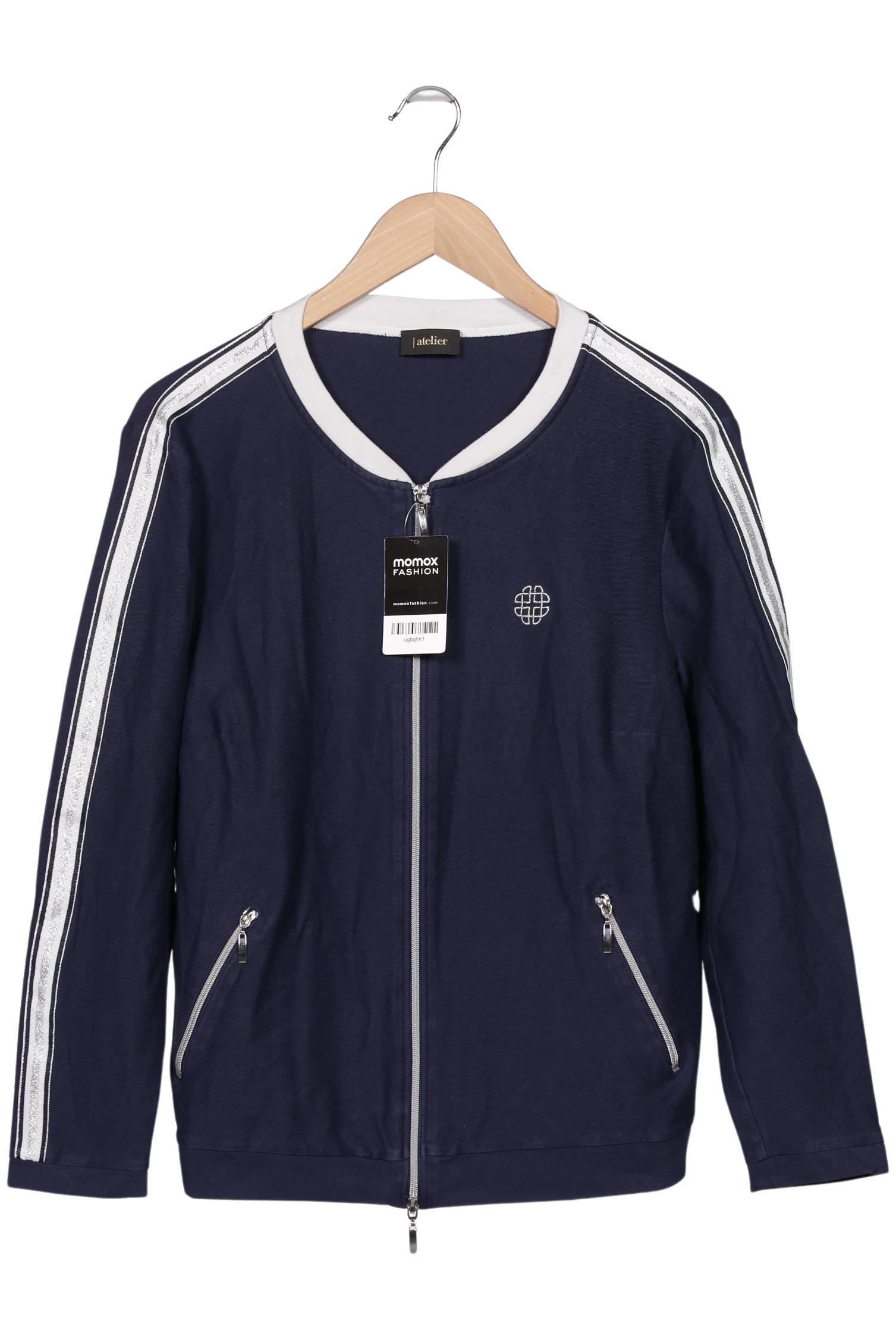 

Atelier Goldner Schnitt Damen Sweatshirt, marineblau, Gr. 20