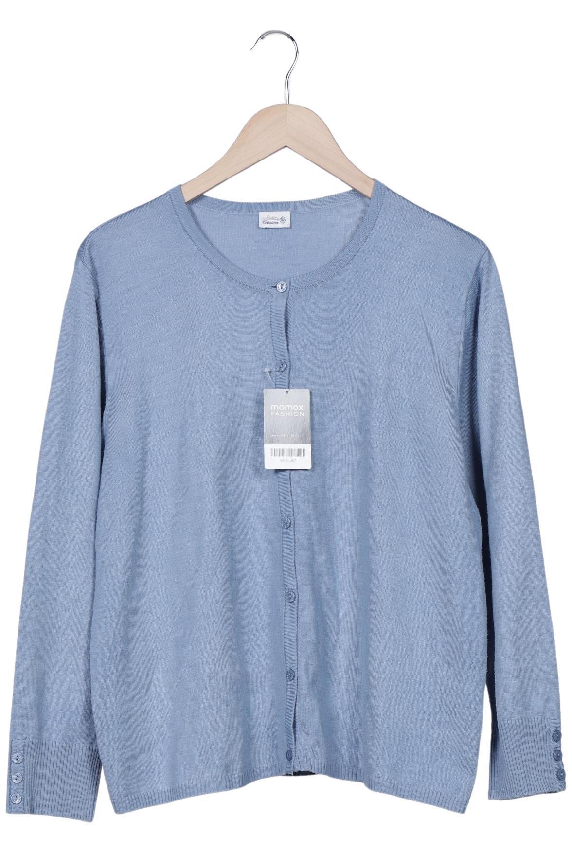 

Atelier Goldner Schnitt Damen Strickjacke, hellblau, Gr. 44