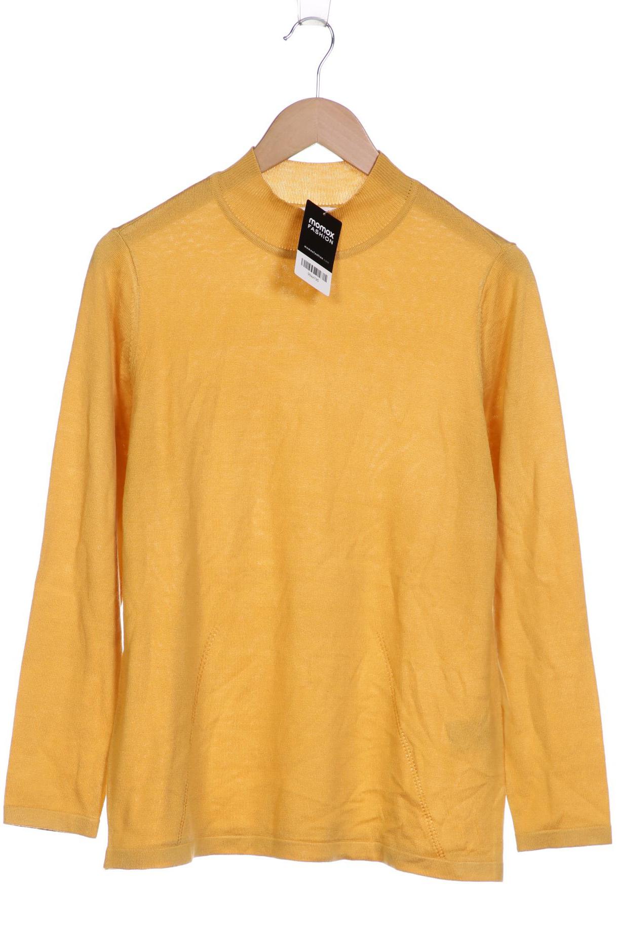 

Atelier Goldner Schnitt Damen Pullover, gelb, Gr. 42