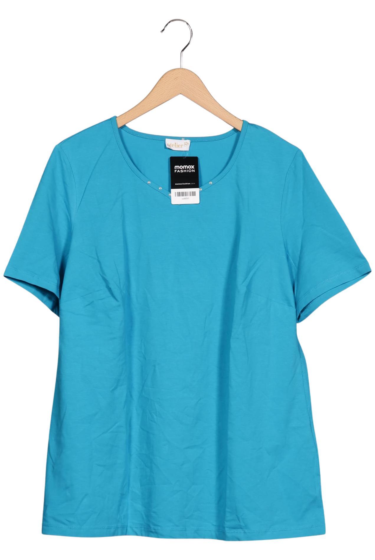 

Atelier Goldner Schnitt Damen T-Shirt, blau, Gr. 48