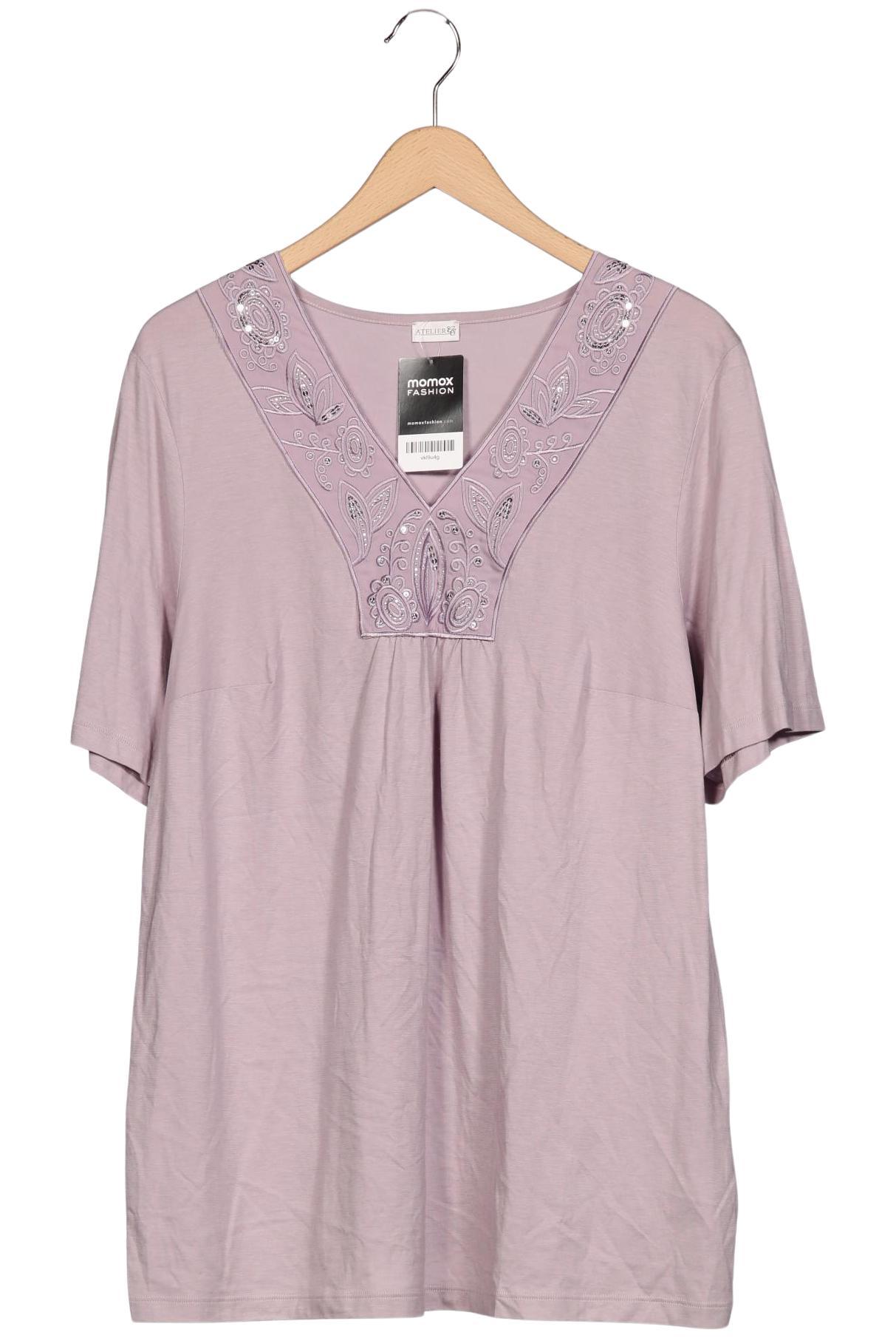 

Atelier Goldner Schnitt Damen T-Shirt, flieder, Gr. 48