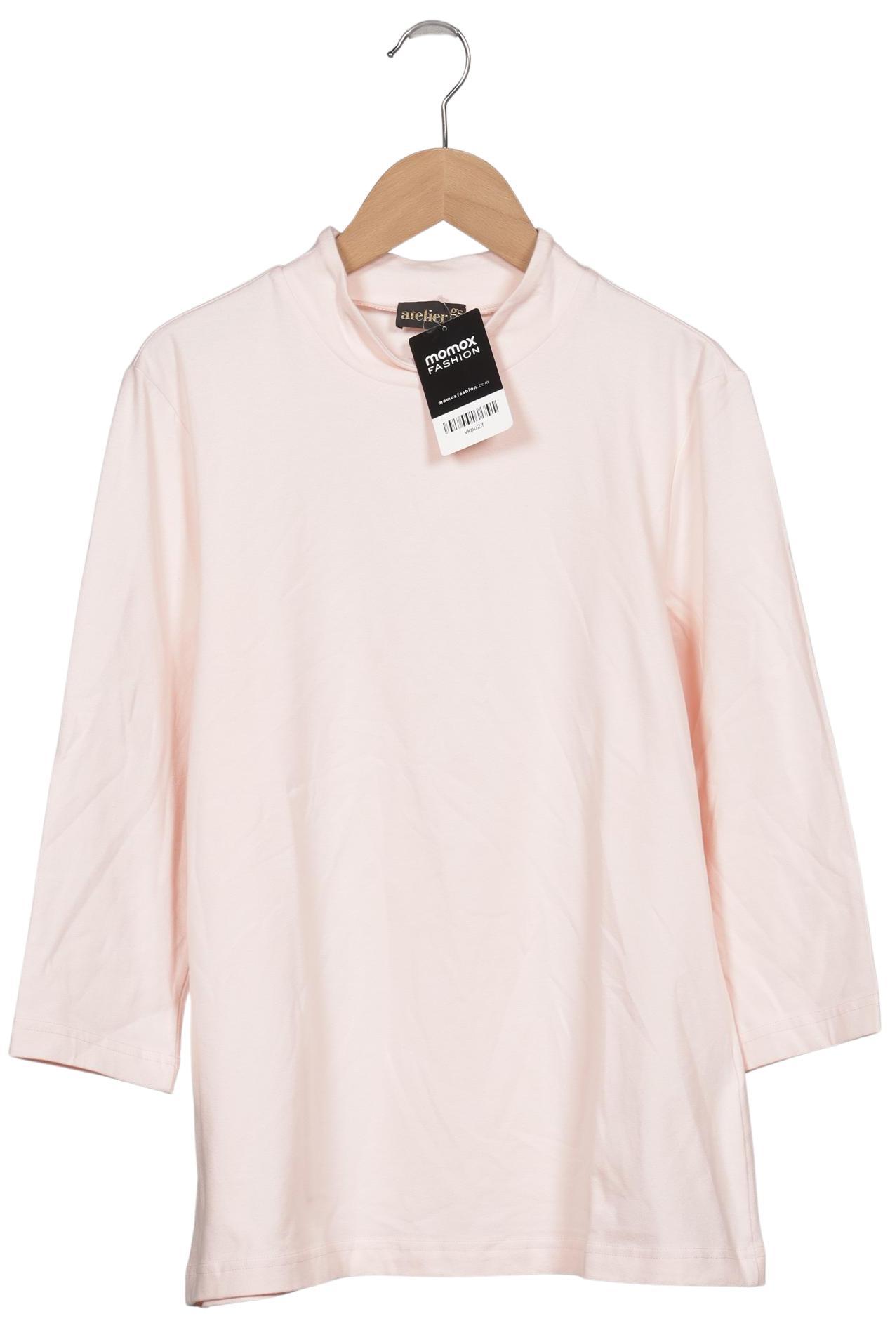 

Atelier Goldner Schnitt Damen Langarmshirt, pink, Gr. 40