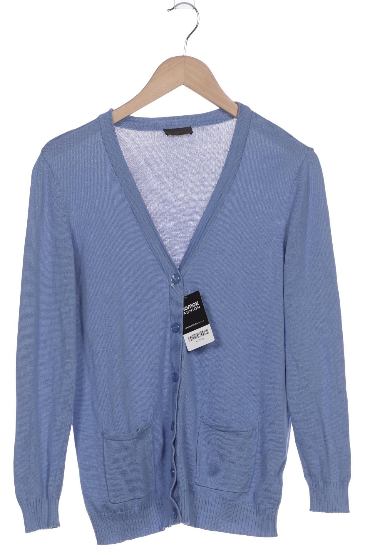 

Atelier Goldner Schnitt Damen Strickjacke, blau, Gr. 40