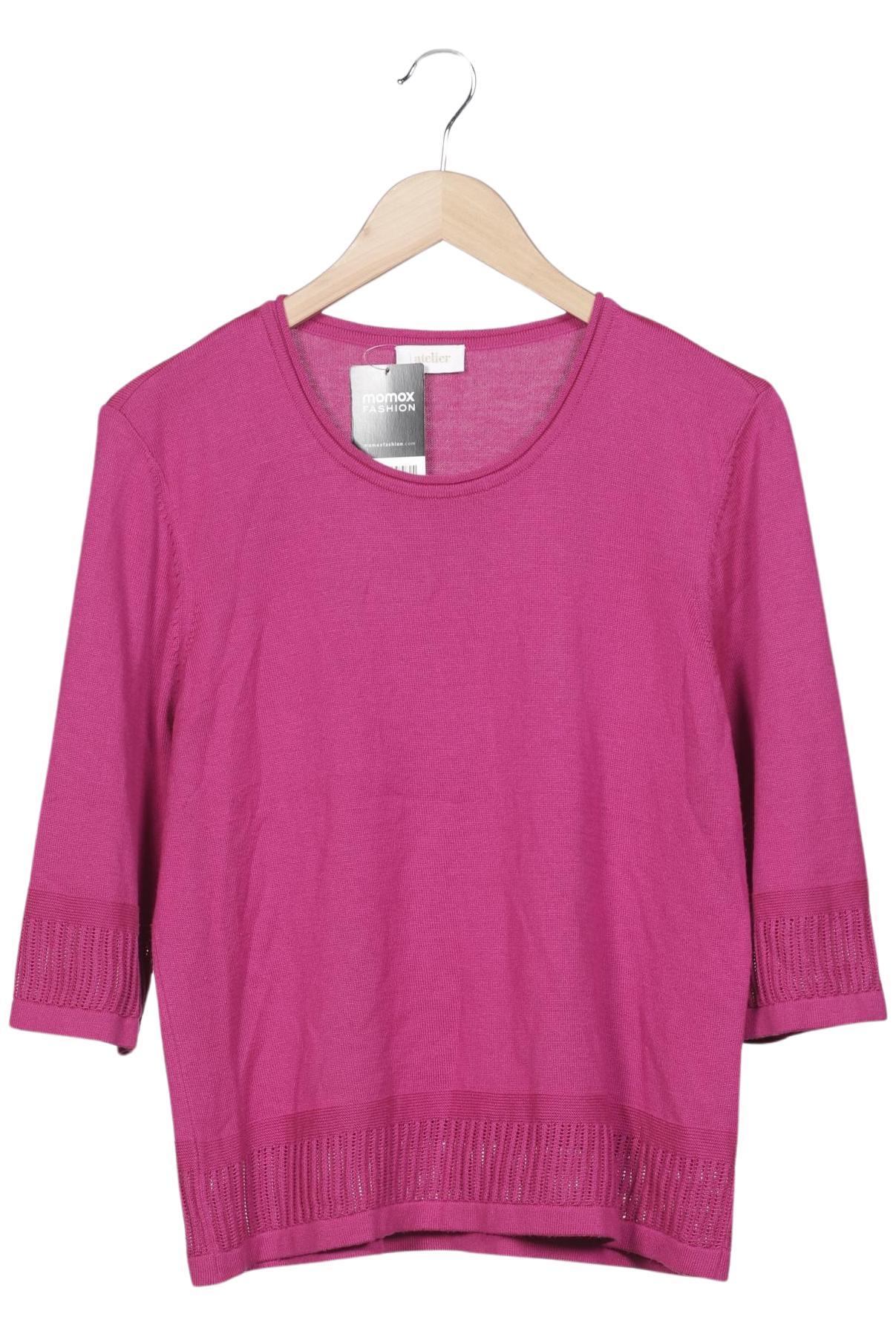 

Atelier Goldner Schnitt Damen Pullover, pink, Gr. 44