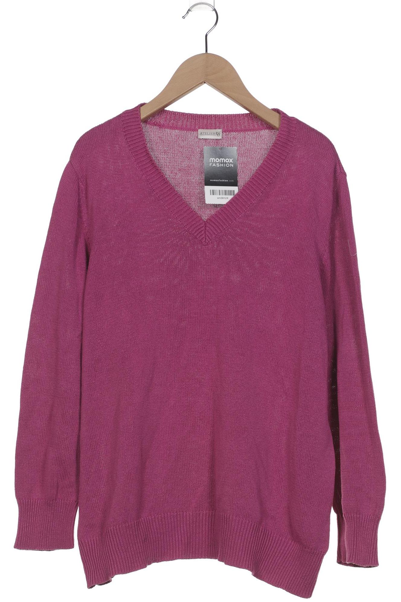 

Atelier Goldner Schnitt Damen Pullover, pink, Gr. 46