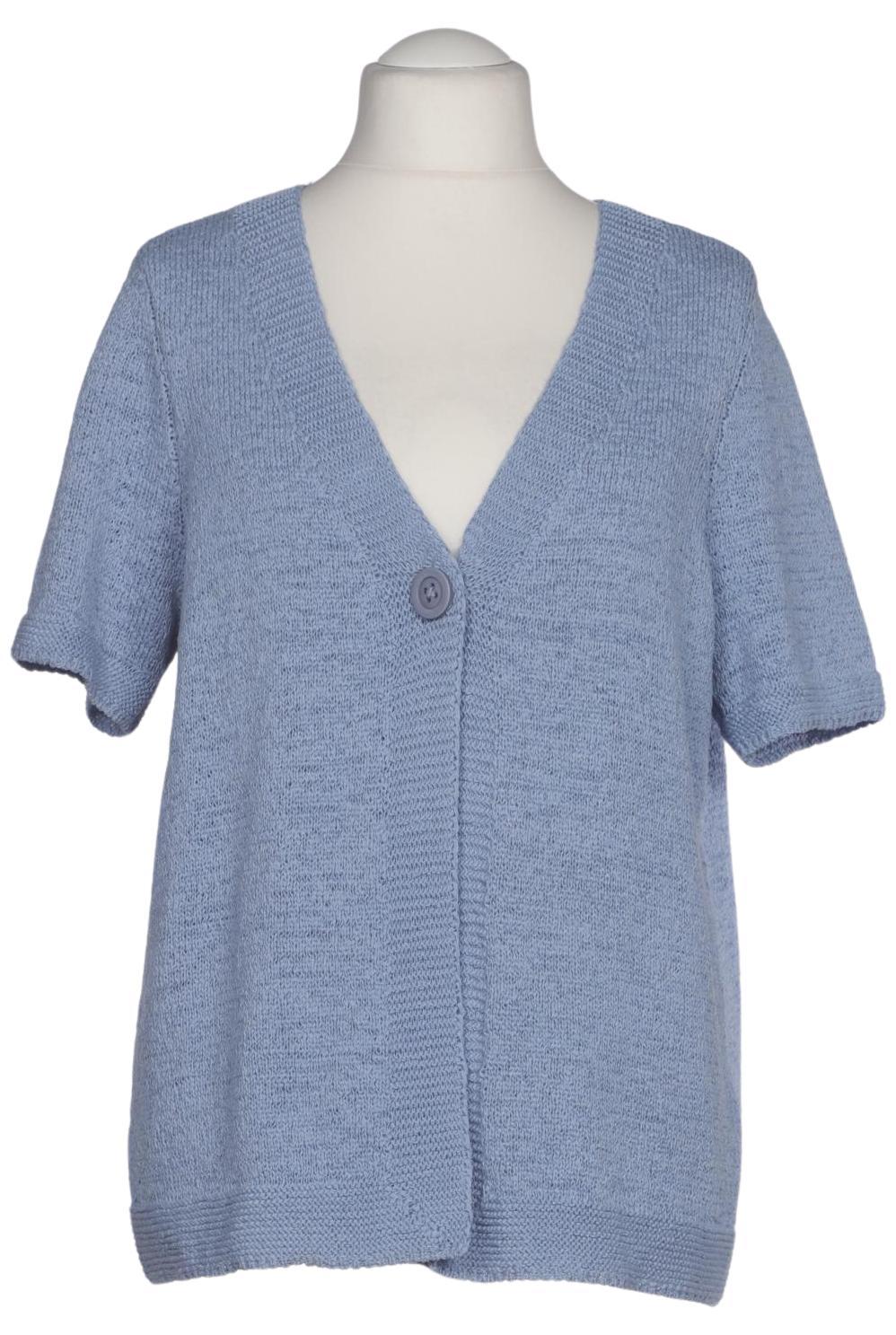 

Atelier Goldner Schnitt Damen Strickjacke, blau, Gr. 52