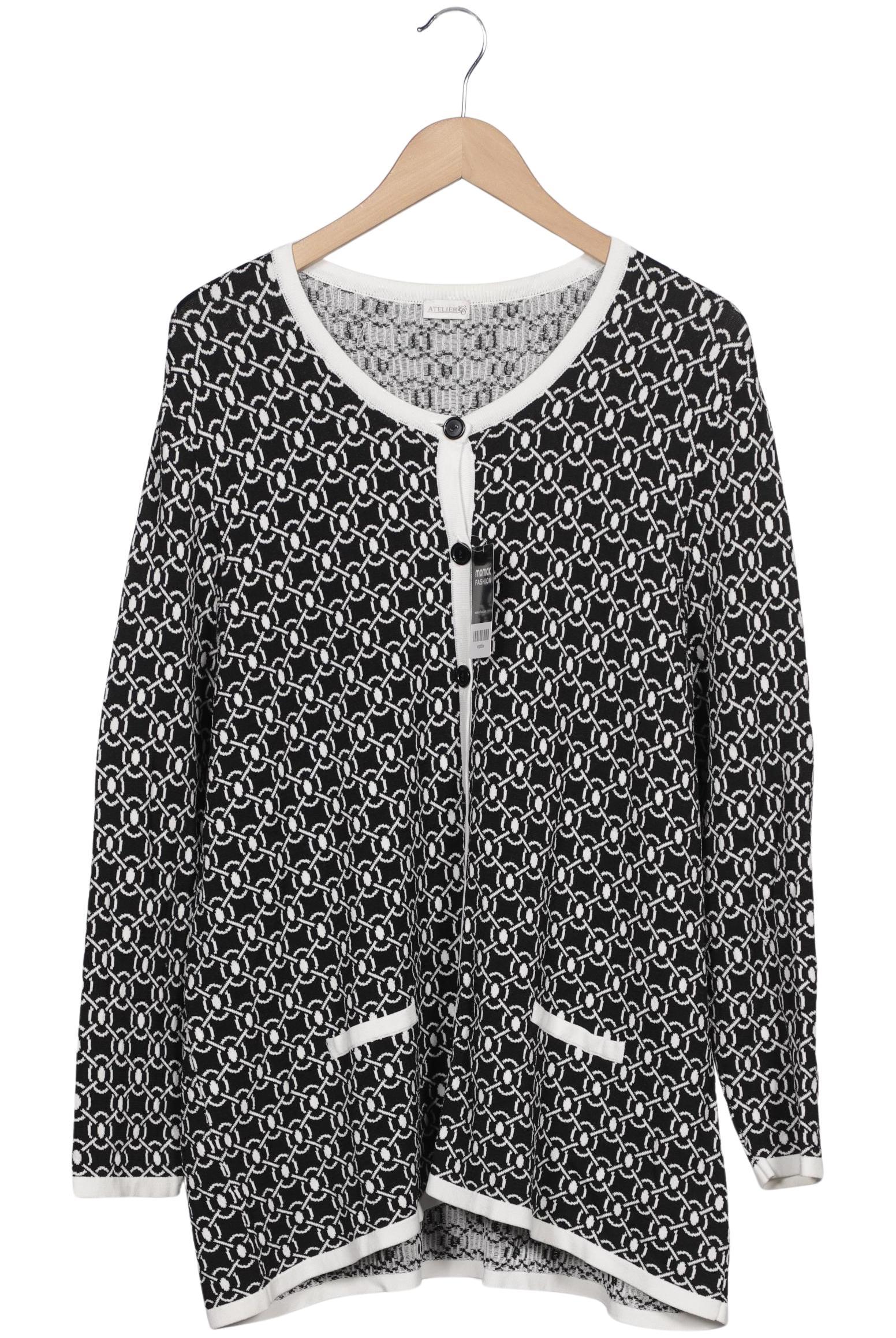 

Atelier Goldner Schnitt Damen Strickjacke, mehrfarbig, Gr. 52