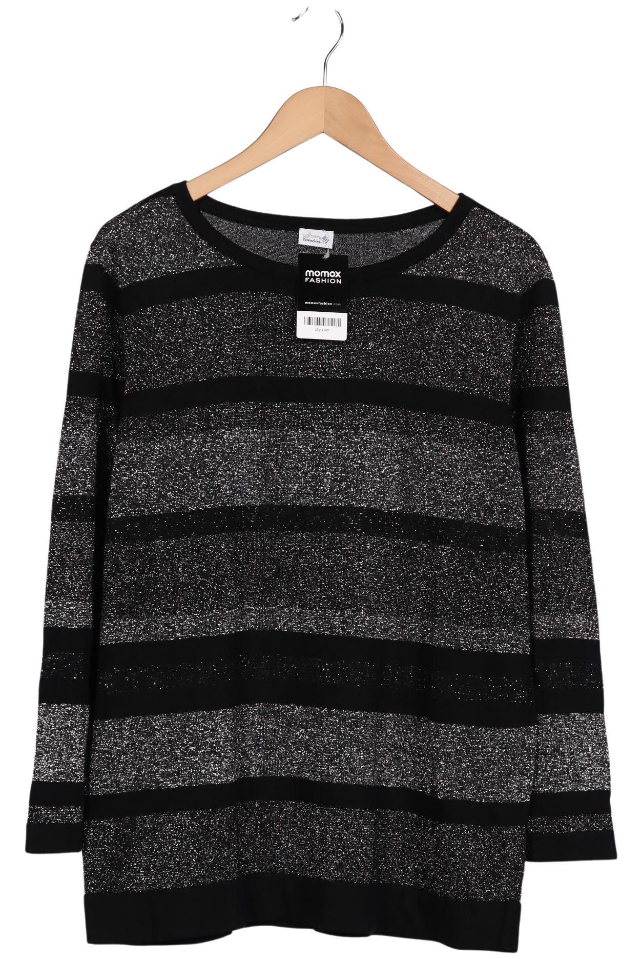 

Atelier Goldner Schnitt Damen Pullover, schwarz, Gr. 48