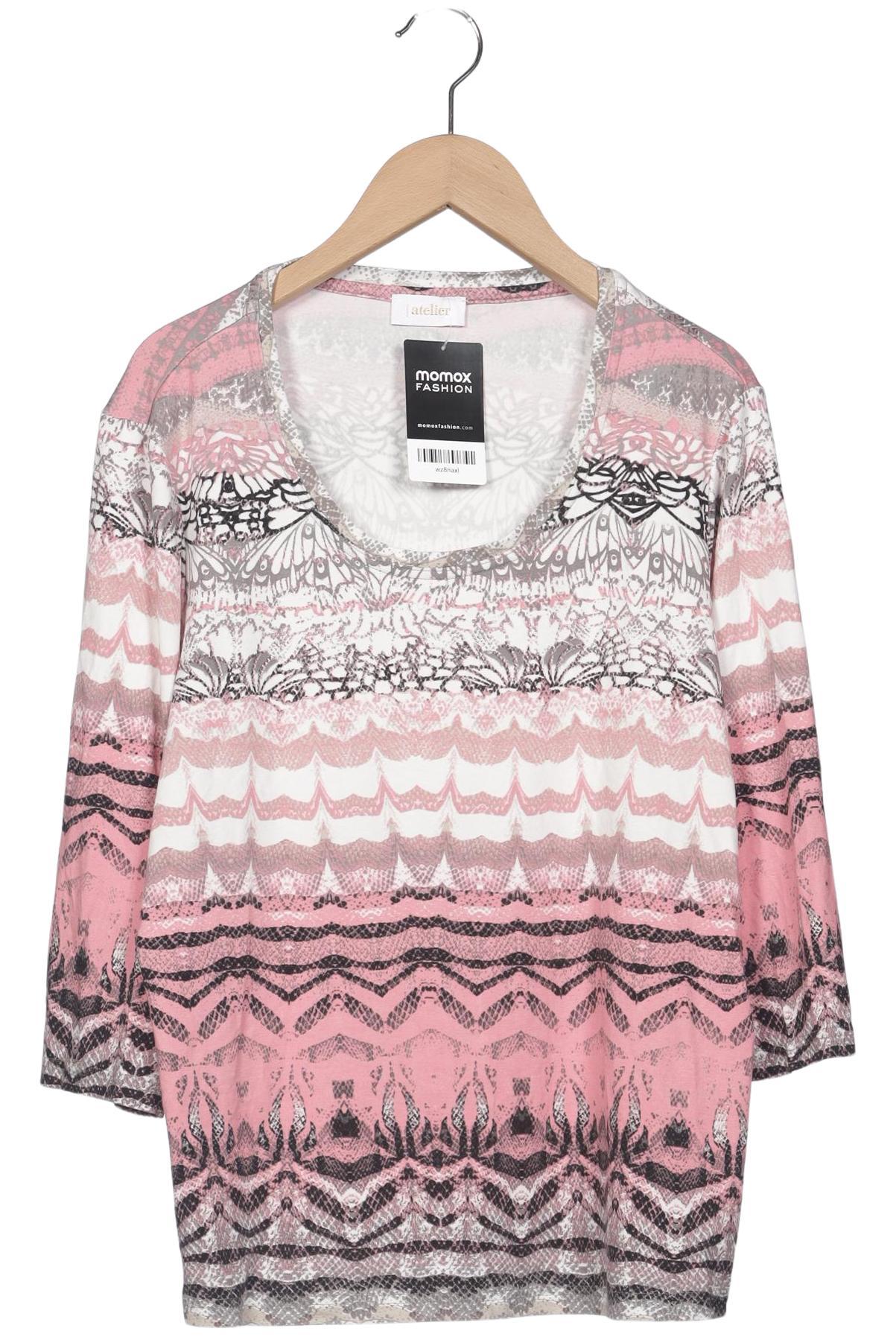 

Atelier Goldner Schnitt Damen Langarmshirt, mehrfarbig, Gr. 44