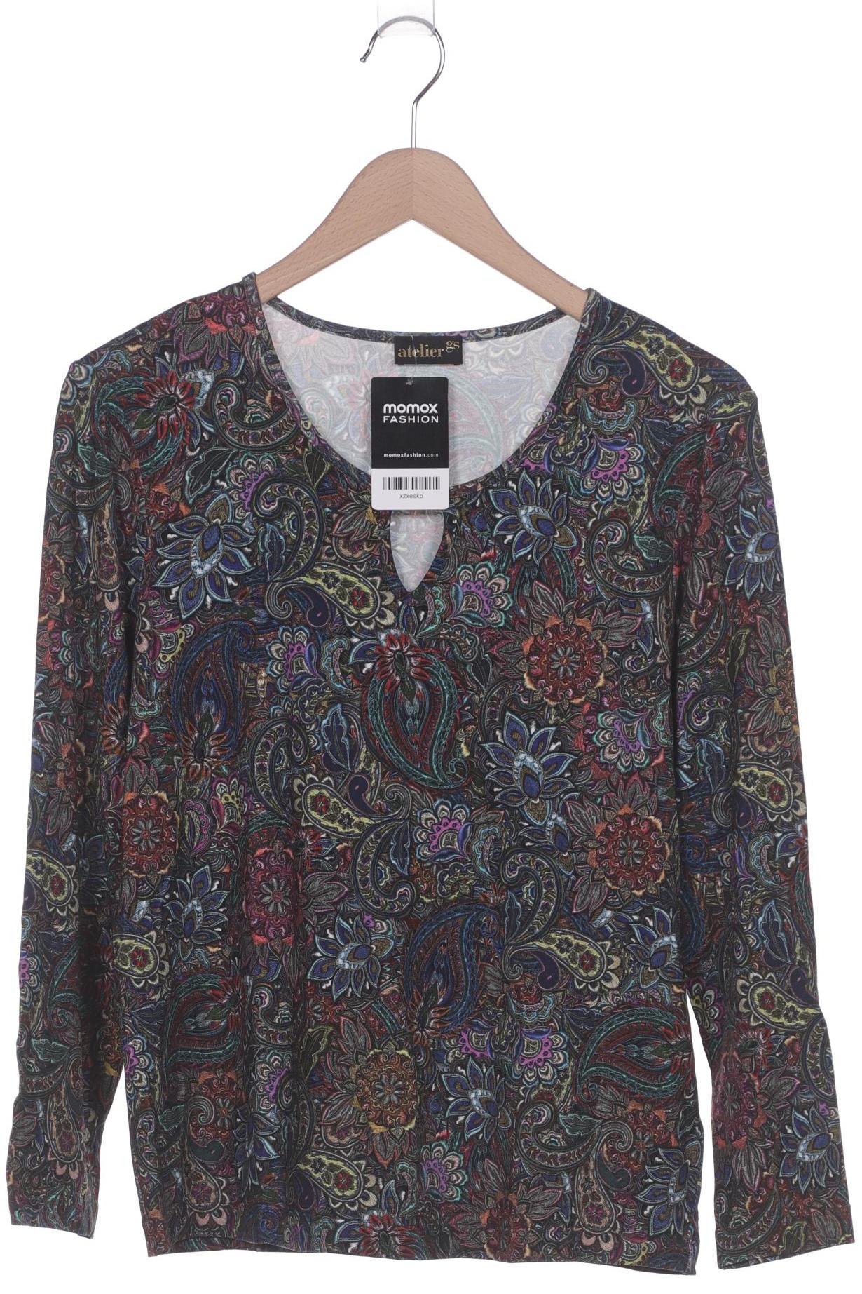 

Atelier Goldner Schnitt Damen Langarmshirt, mehrfarbig, Gr. 16