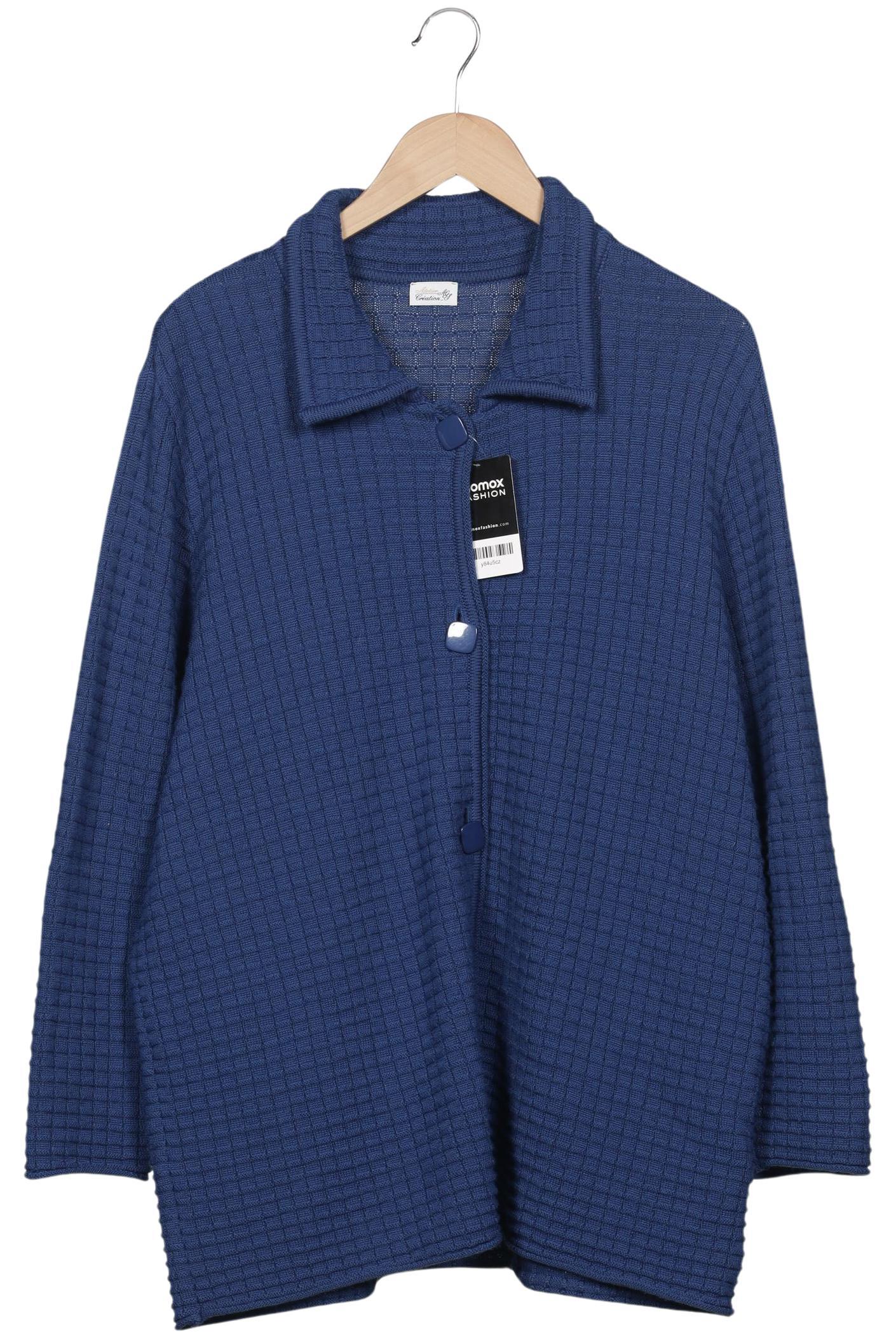 

Atelier Goldner Schnitt Damen Strickjacke, marineblau, Gr. 50