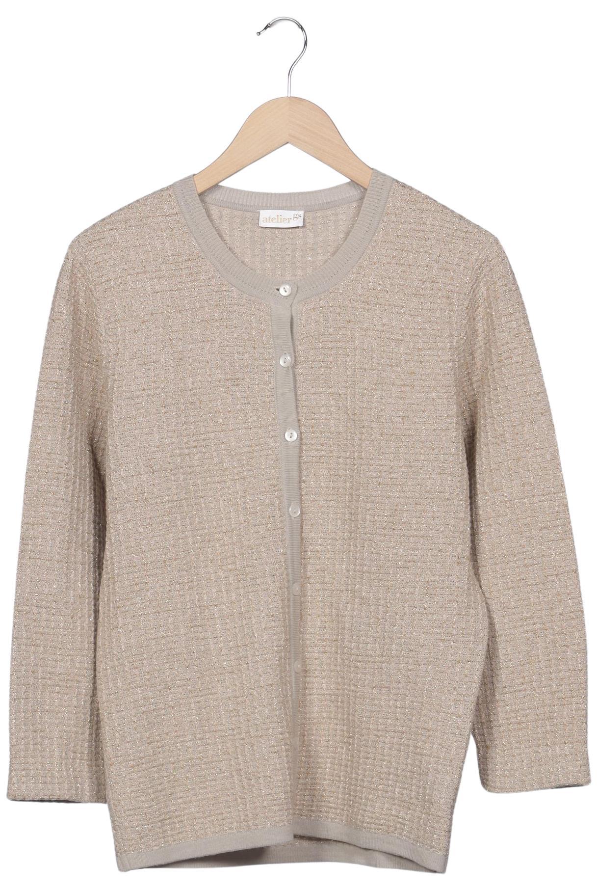 

Atelier Goldner Schnitt Damen Pullover, beige, Gr. 44