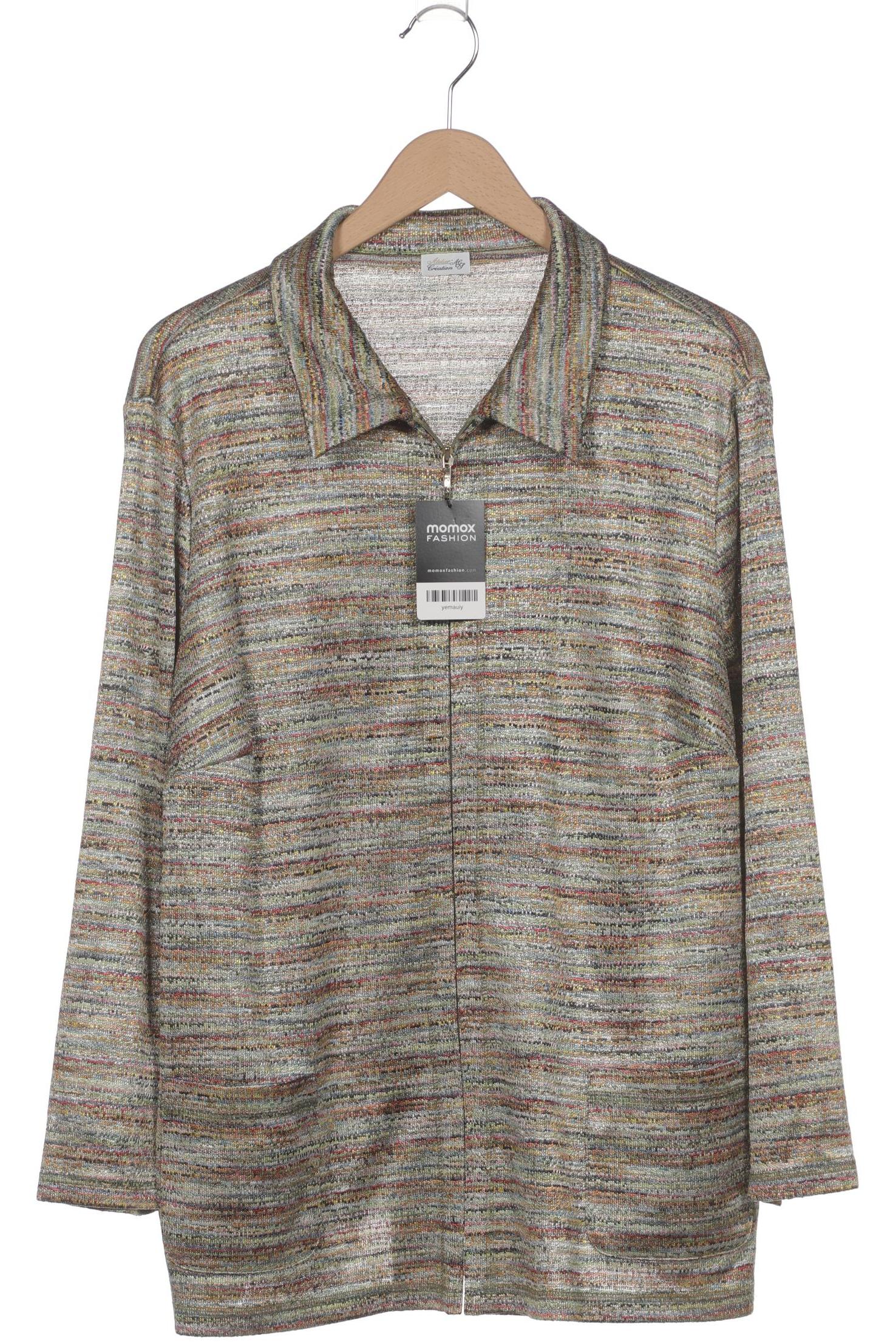 

Atelier Goldner Schnitt Damen Strickjacke, grün, Gr. 52