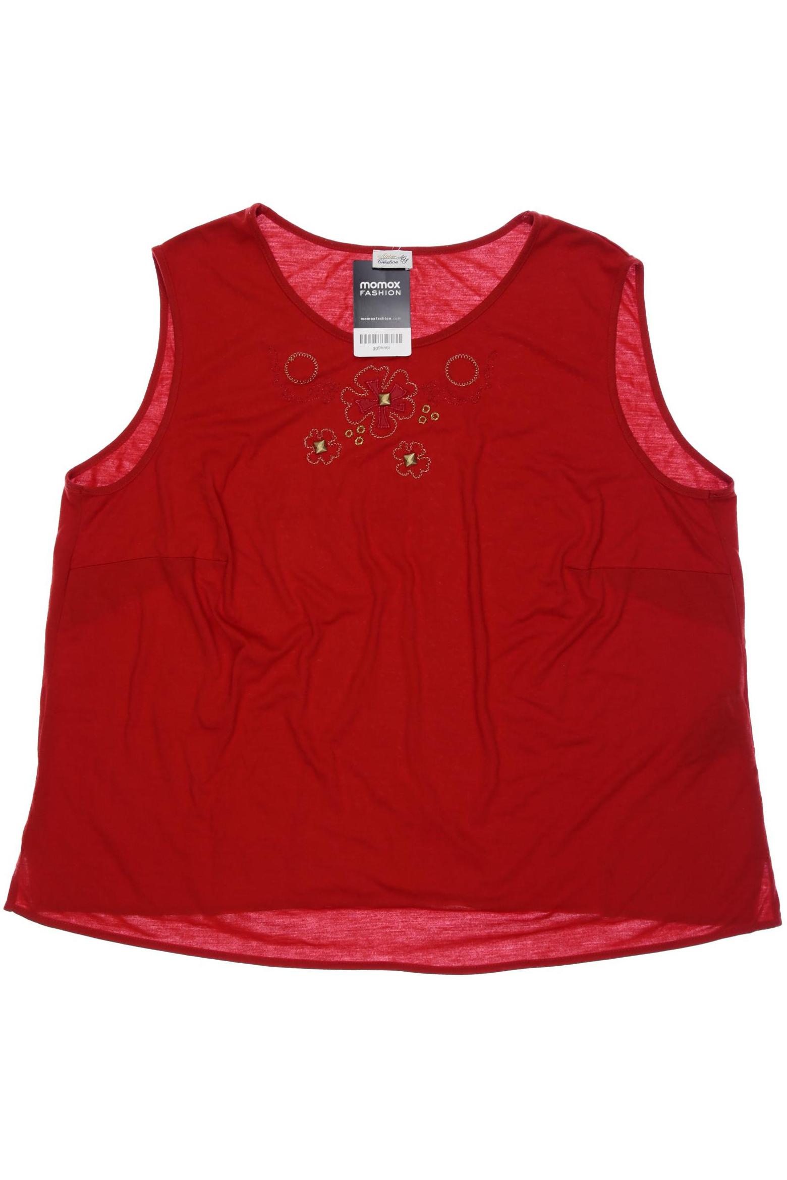 

Atelier Goldner Schnitt Damen Top, rot, Gr. 52