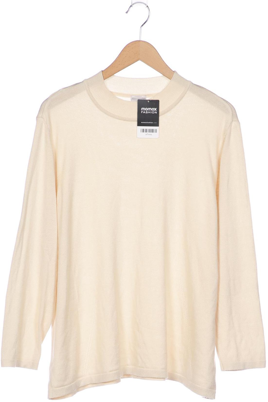 

Atelier Goldner Schnitt Damen Pullover, cremeweiß
