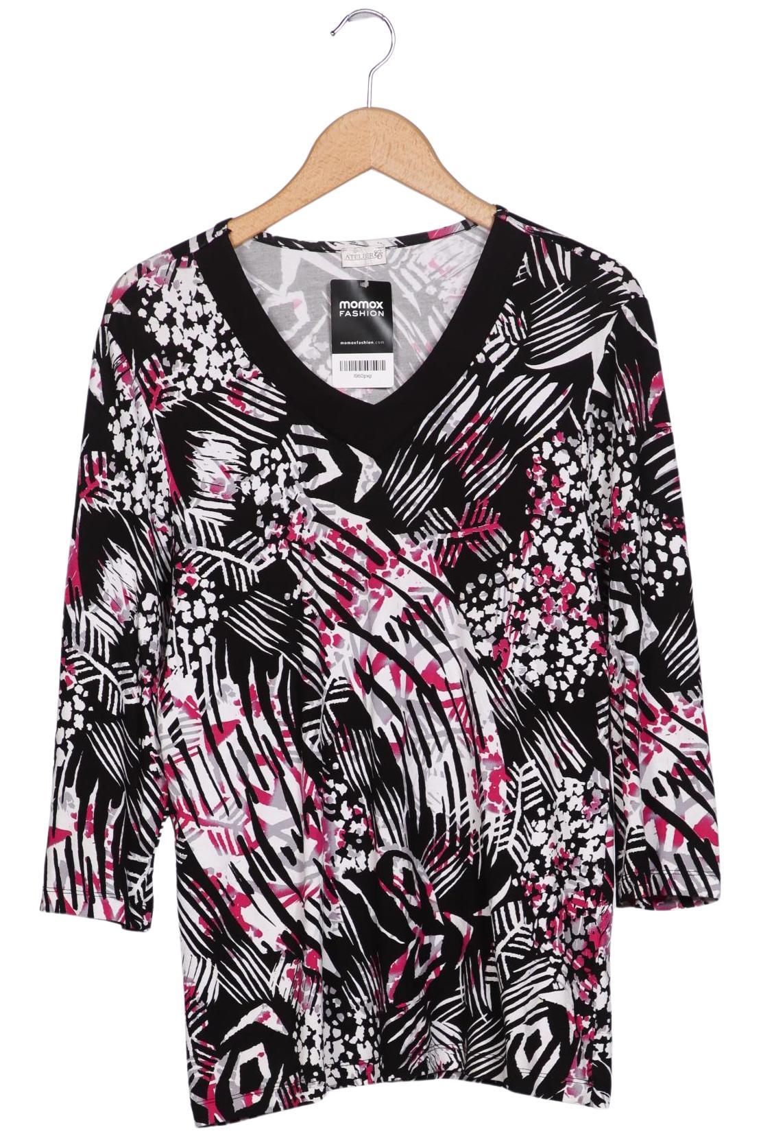 

Atelier Goldner Schnitt Damen Langarmshirt, mehrfarbig, Gr. 42