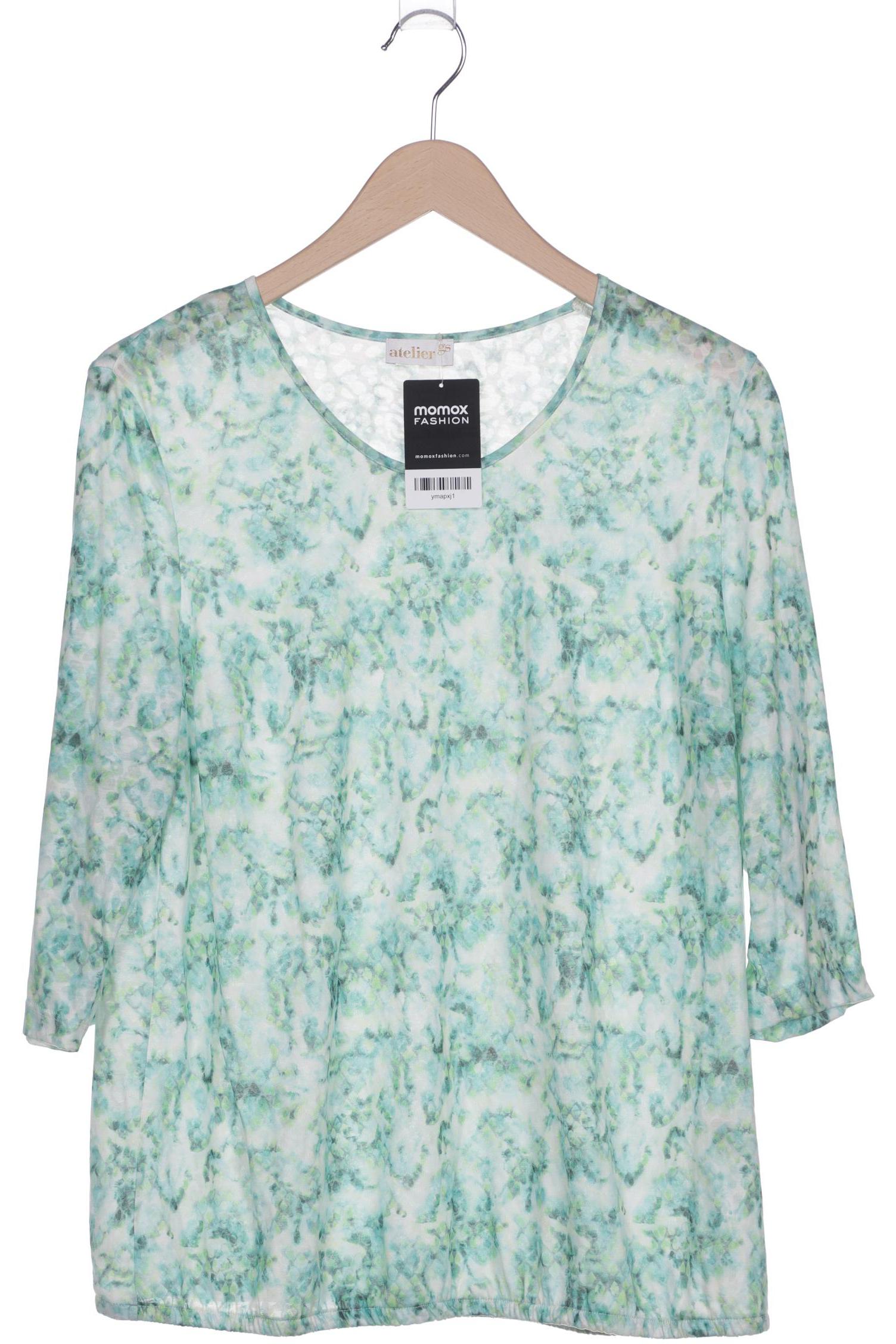 

Atelier Goldner Schnitt Damen Langarmshirt, grün, Gr. 46