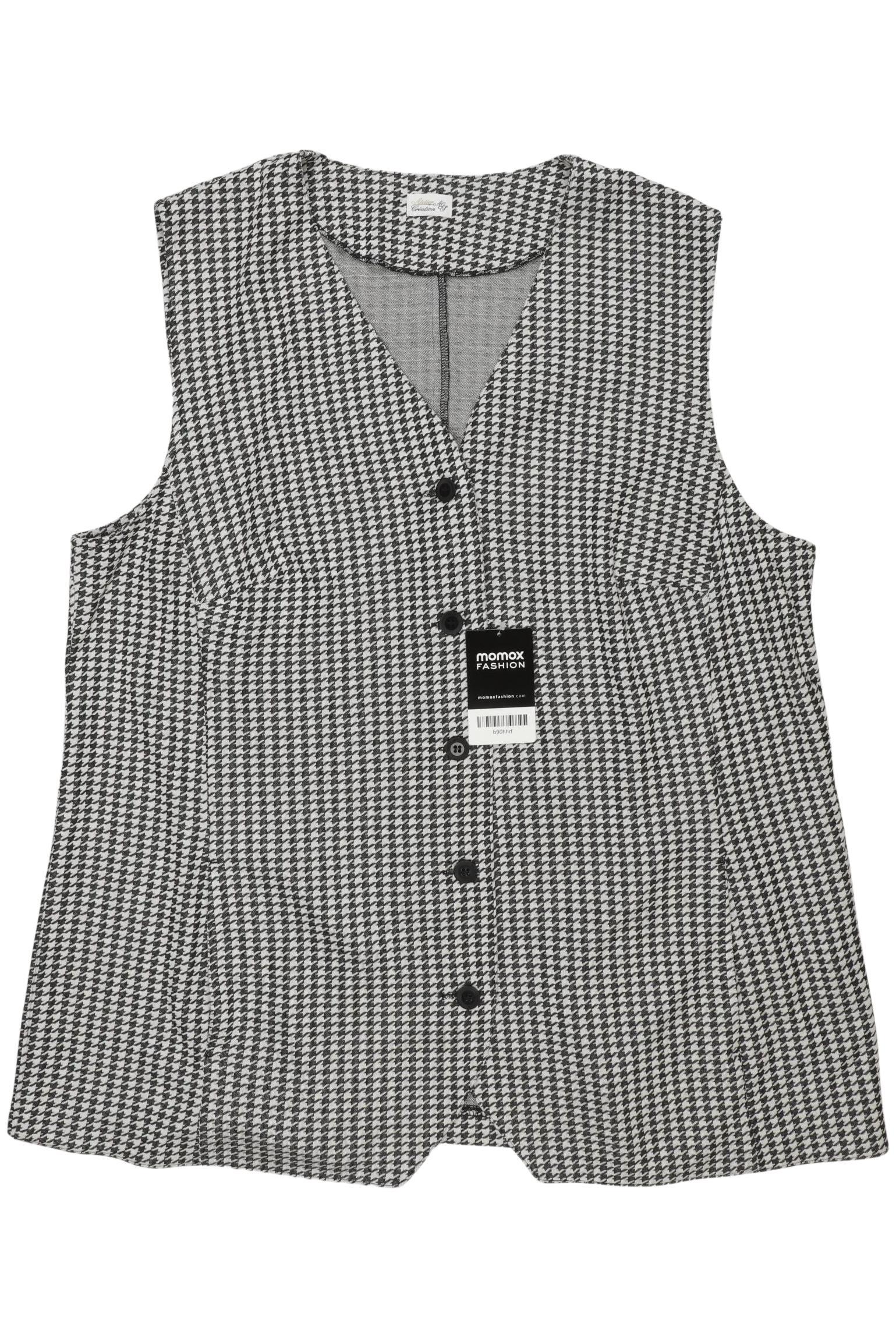 

Atelier Goldner Schnitt Damen Weste, grau, Gr. 48