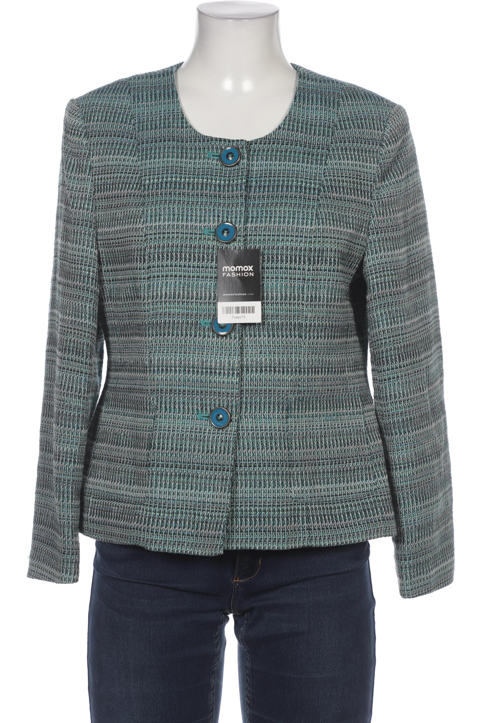 

Atelier Goldner Schnitt Damen Blazer, türkis, Gr. 20
