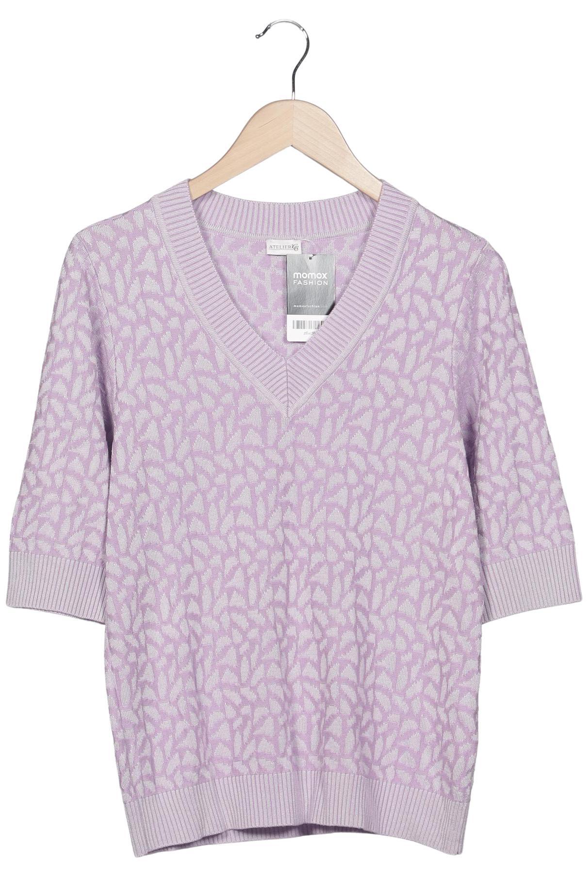 

Atelier Goldner Schnitt Damen Pullover, flieder, Gr. 42