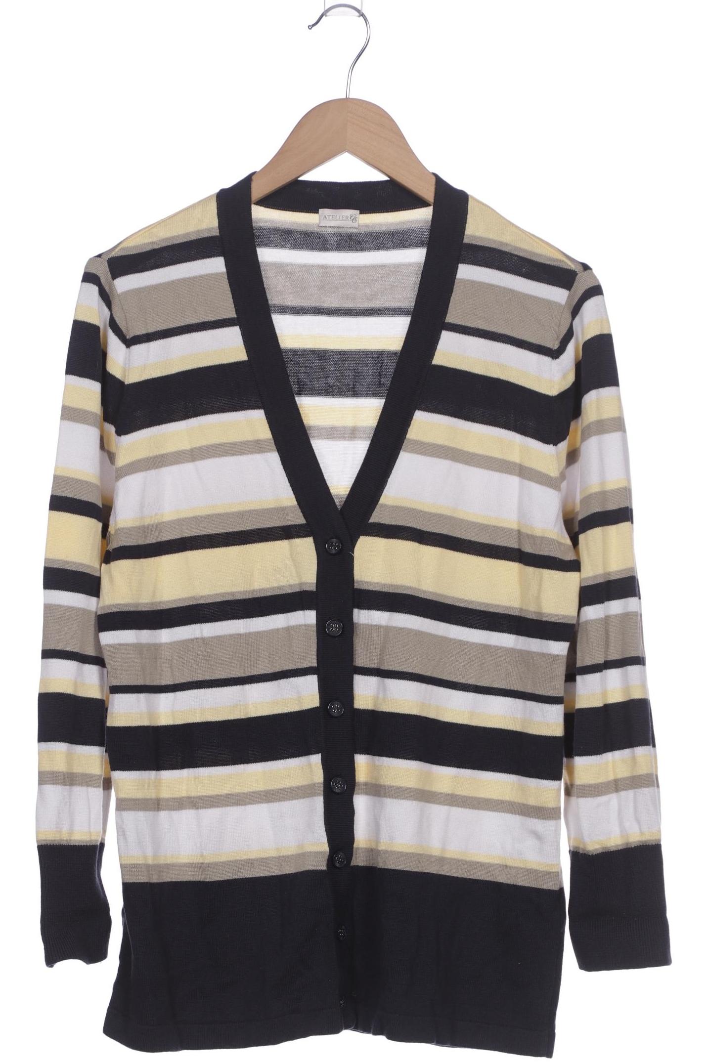 

Atelier Goldner Schnitt Damen Strickjacke, mehrfarbig, Gr. 44