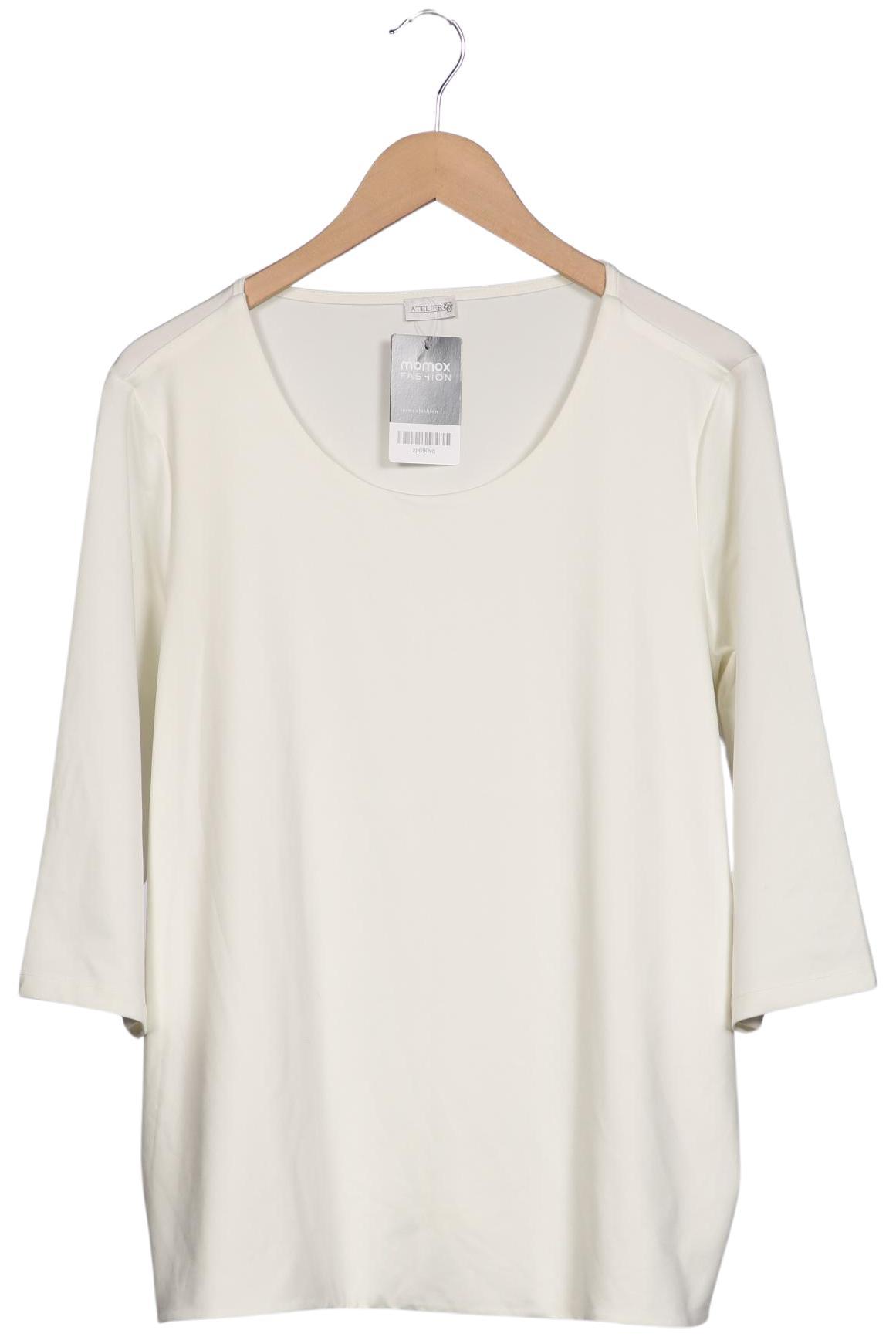 

Atelier Goldner Schnitt Damen Langarmshirt, cremeweiß, Gr. 22