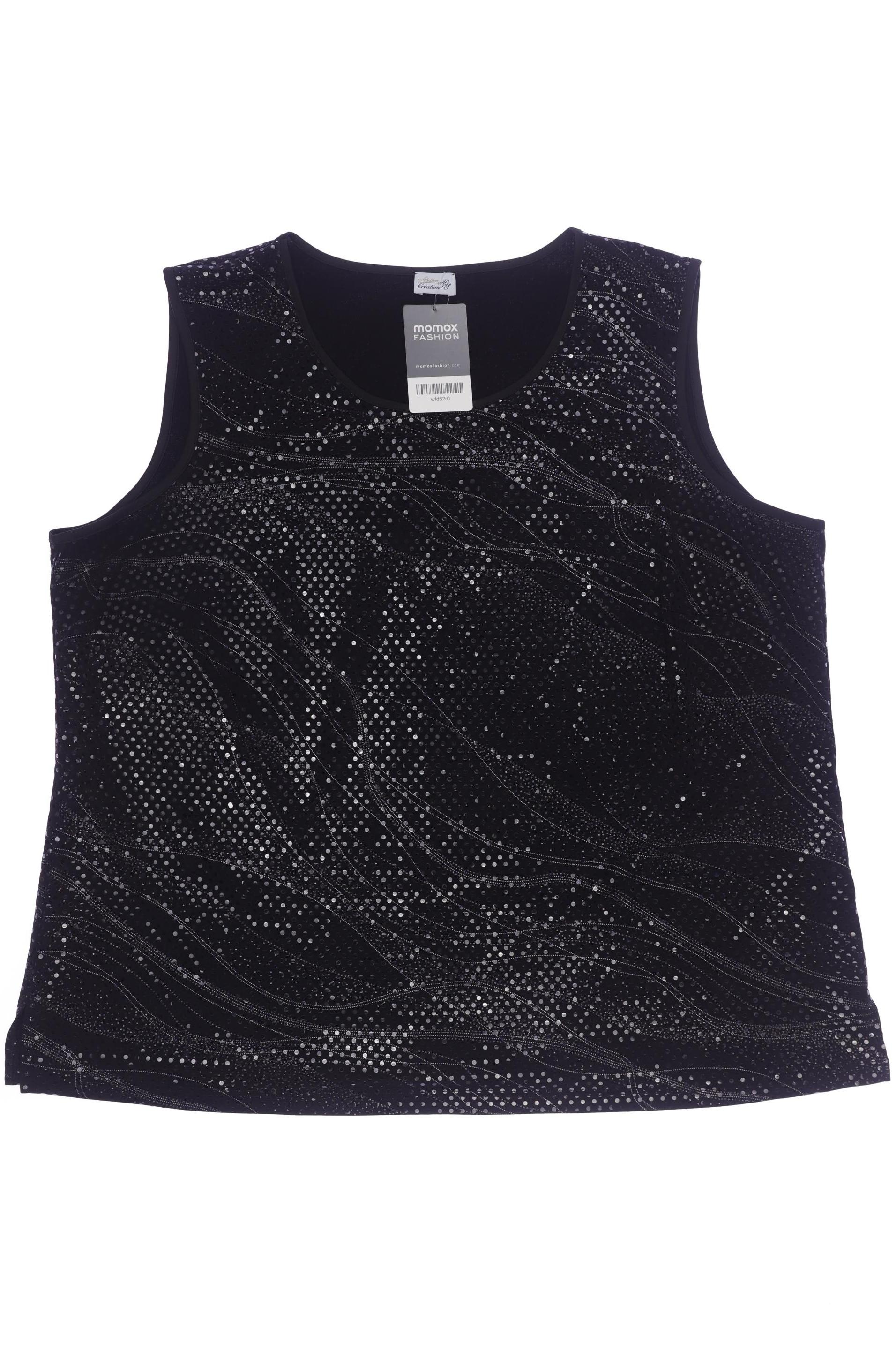 

Atelier Goldner Schnitt Damen Top, schwarz, Gr. 50