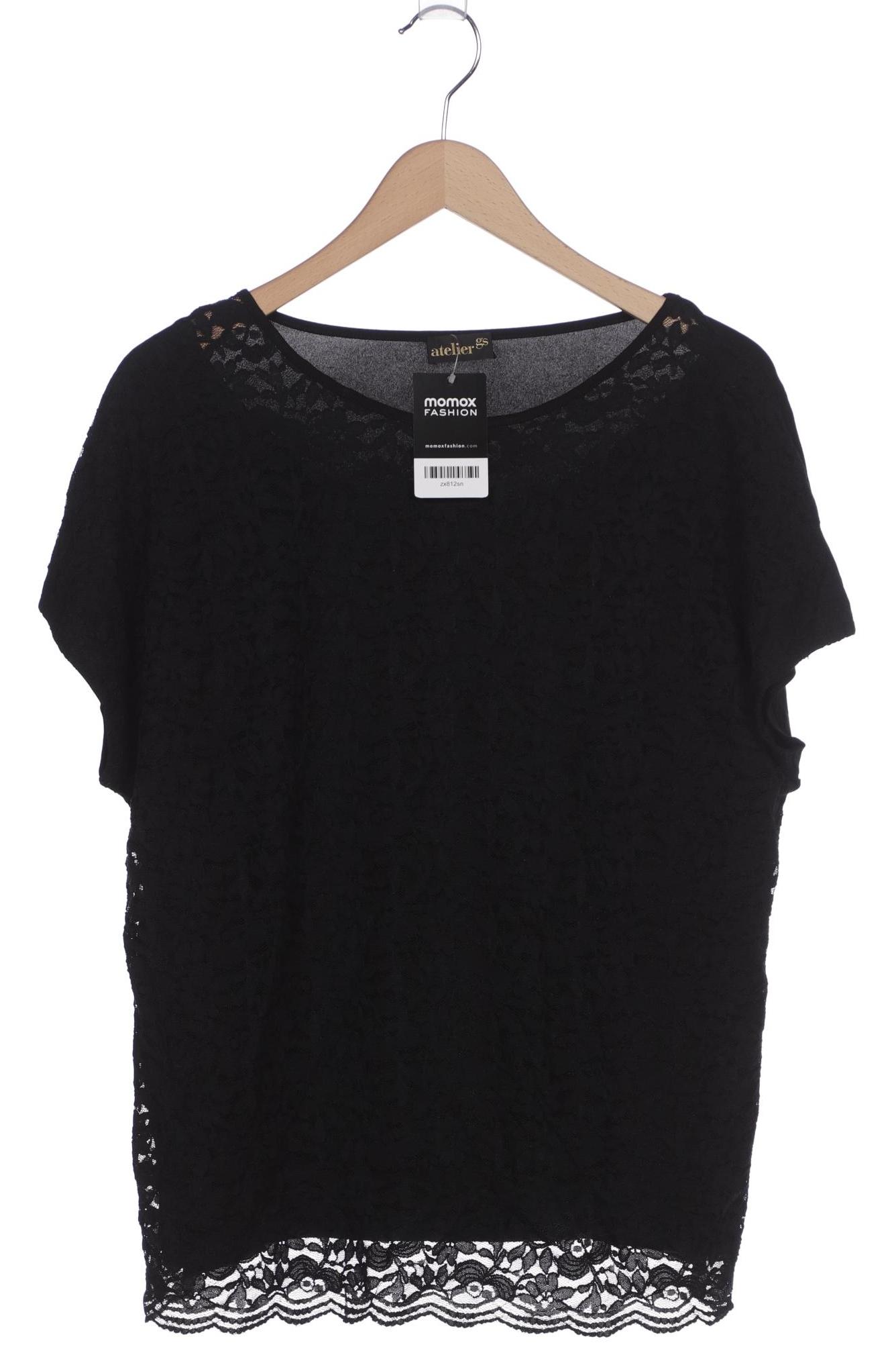 

Atelier Goldner Schnitt Damen T-Shirt, schwarz, Gr. 46