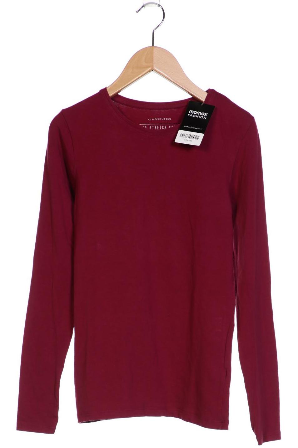 

Atmosphere Damen Langarmshirt, bordeaux, Gr. 36