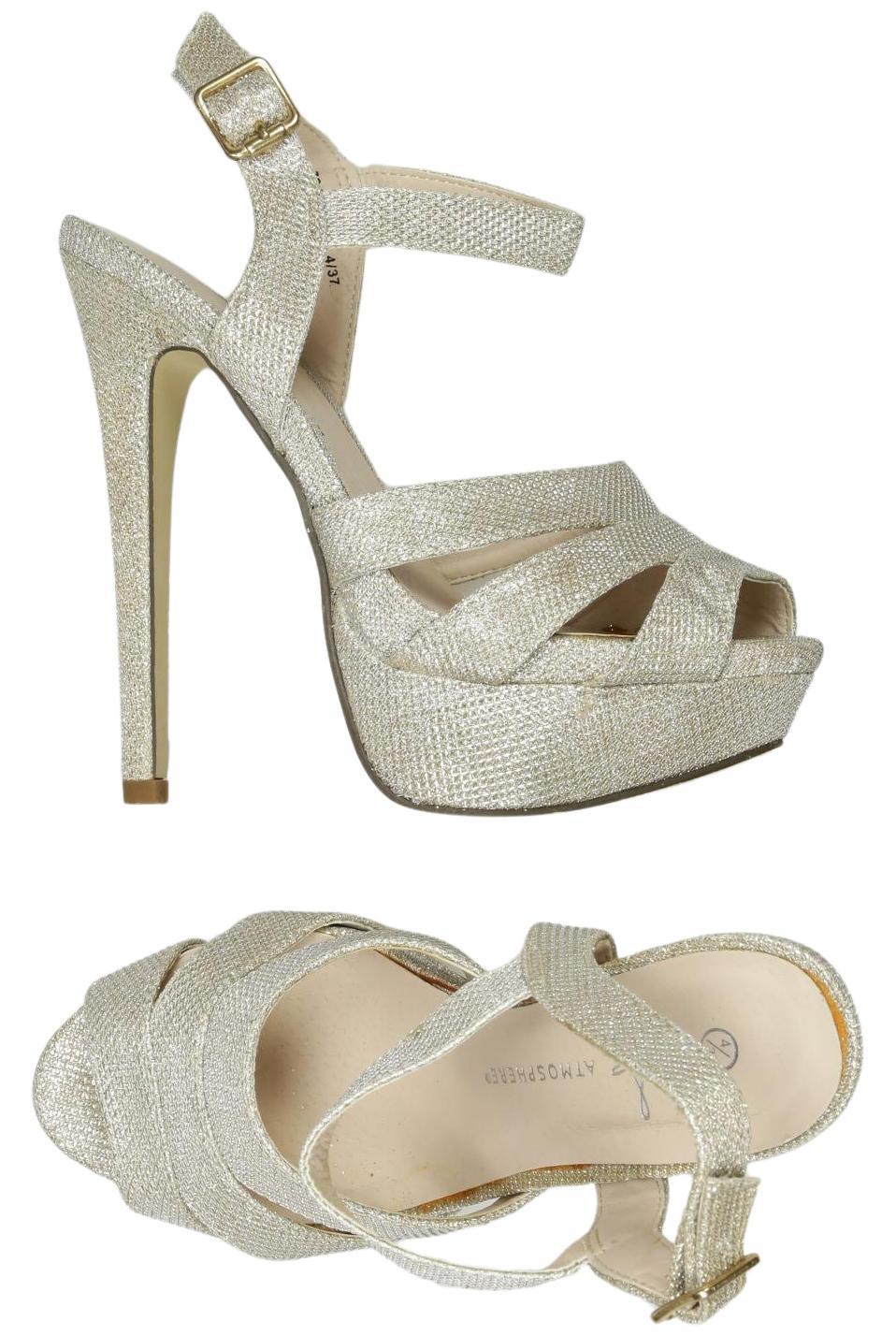 

Atmosphere Damen Sandale, silber, Gr. 37