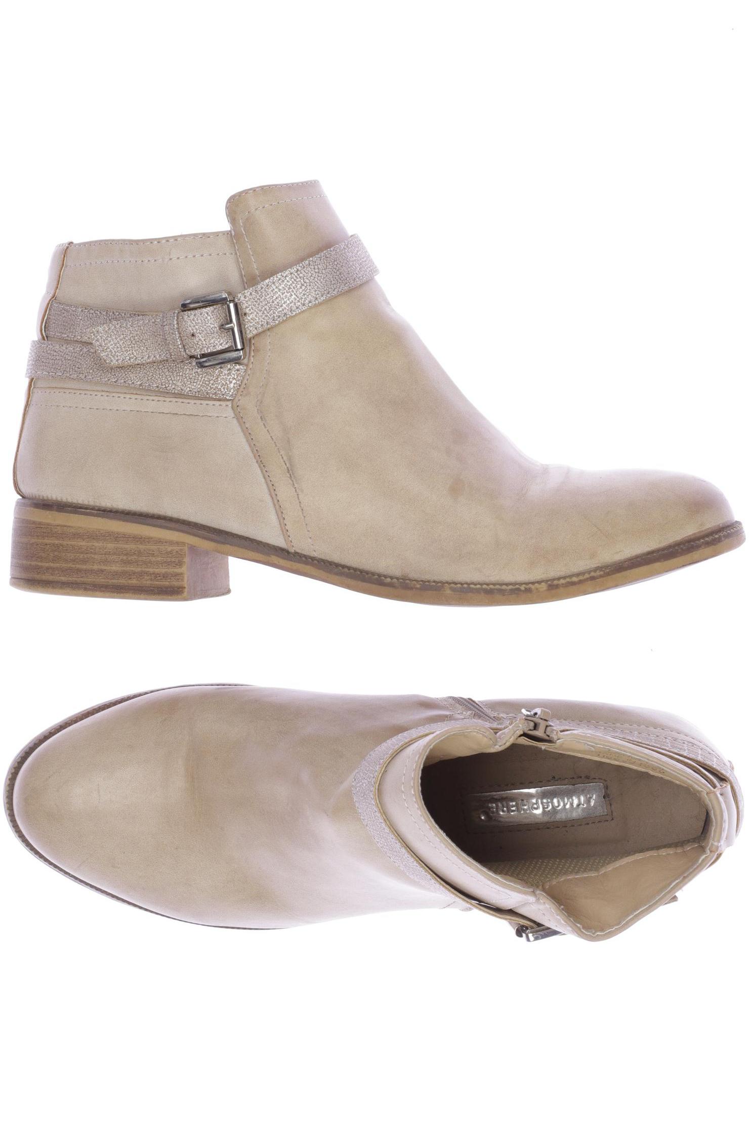 

Atmosphere Damen Stiefelette, beige, Gr. 40