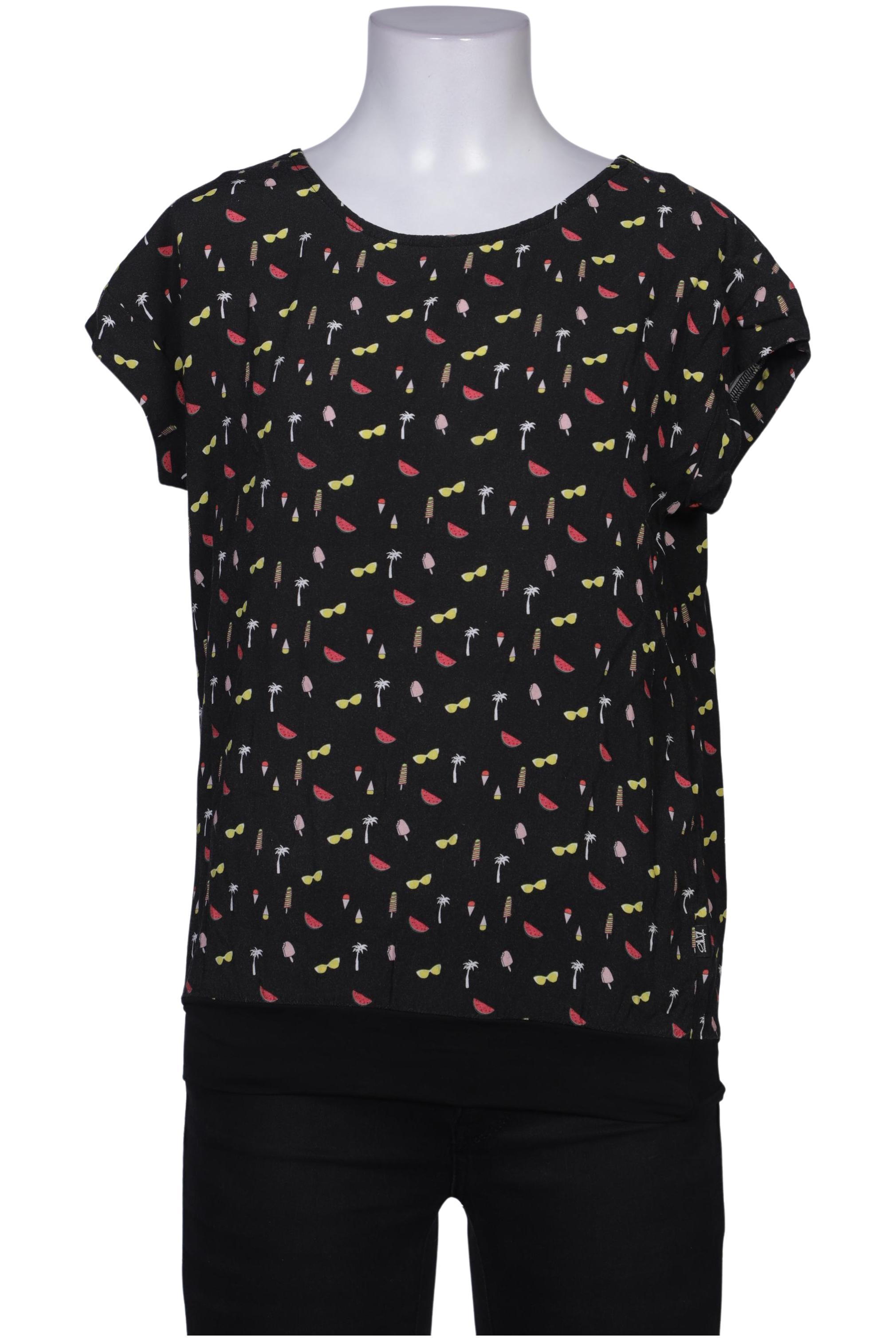 

ATO Damen Bluse, schwarz, Gr. 34