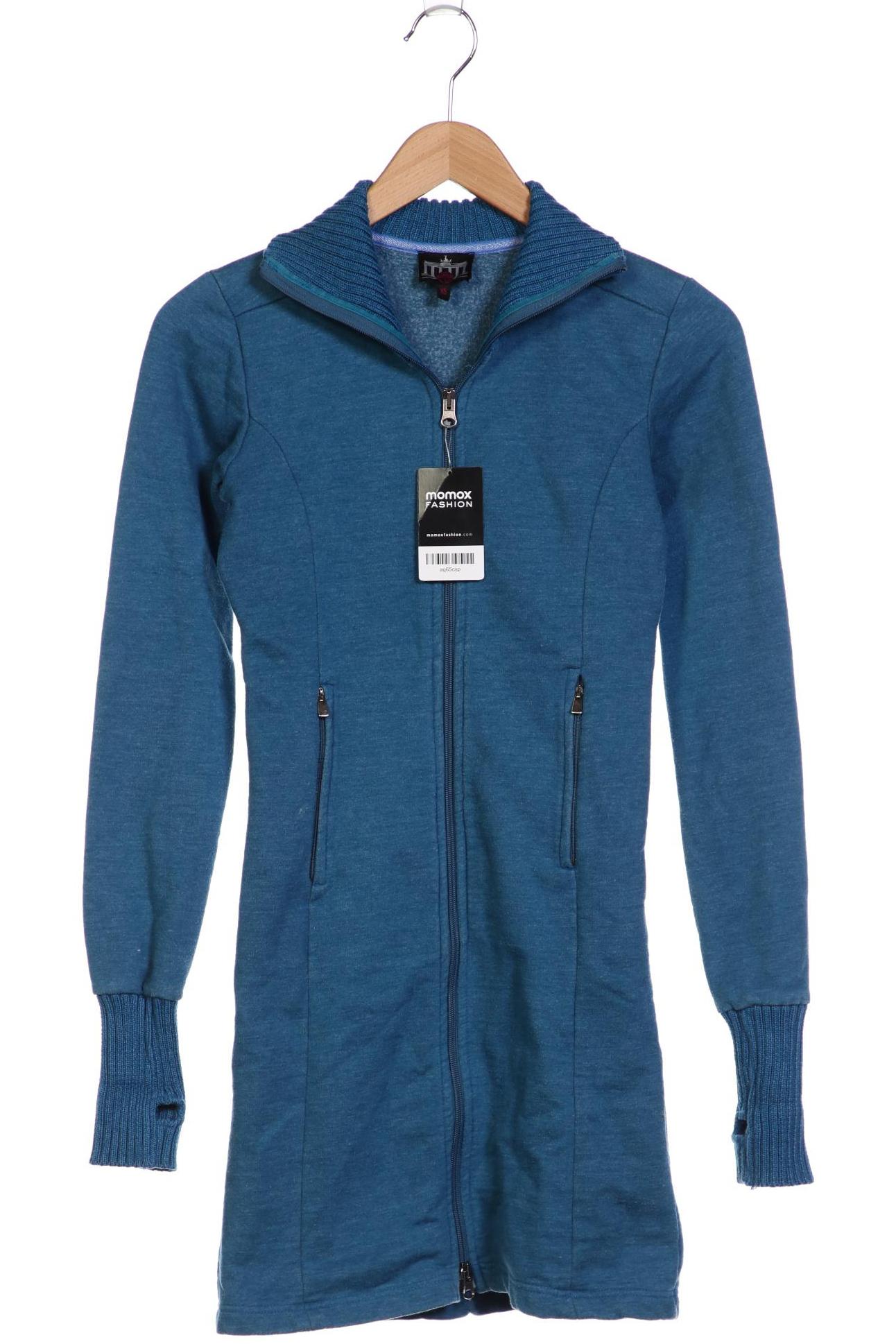 

ATO Damen Strickjacke, blau, Gr. 34