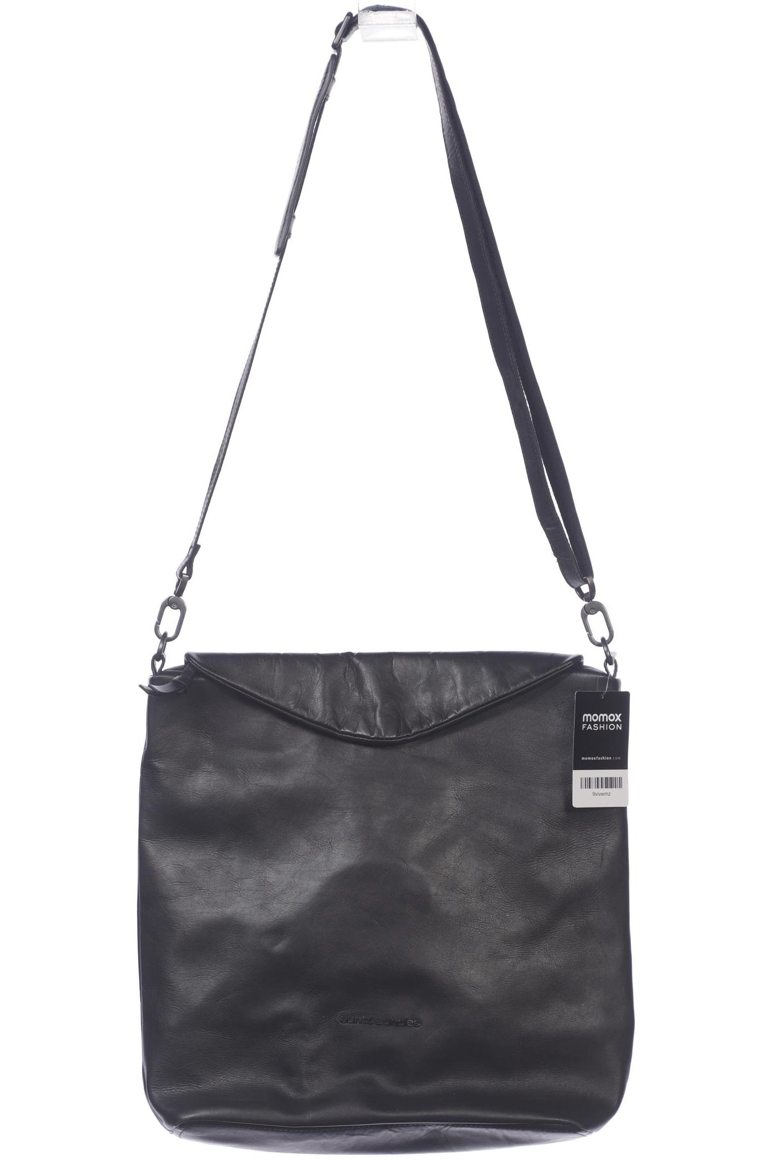 

aunts & uncles Damen Handtasche, schwarz, Gr.