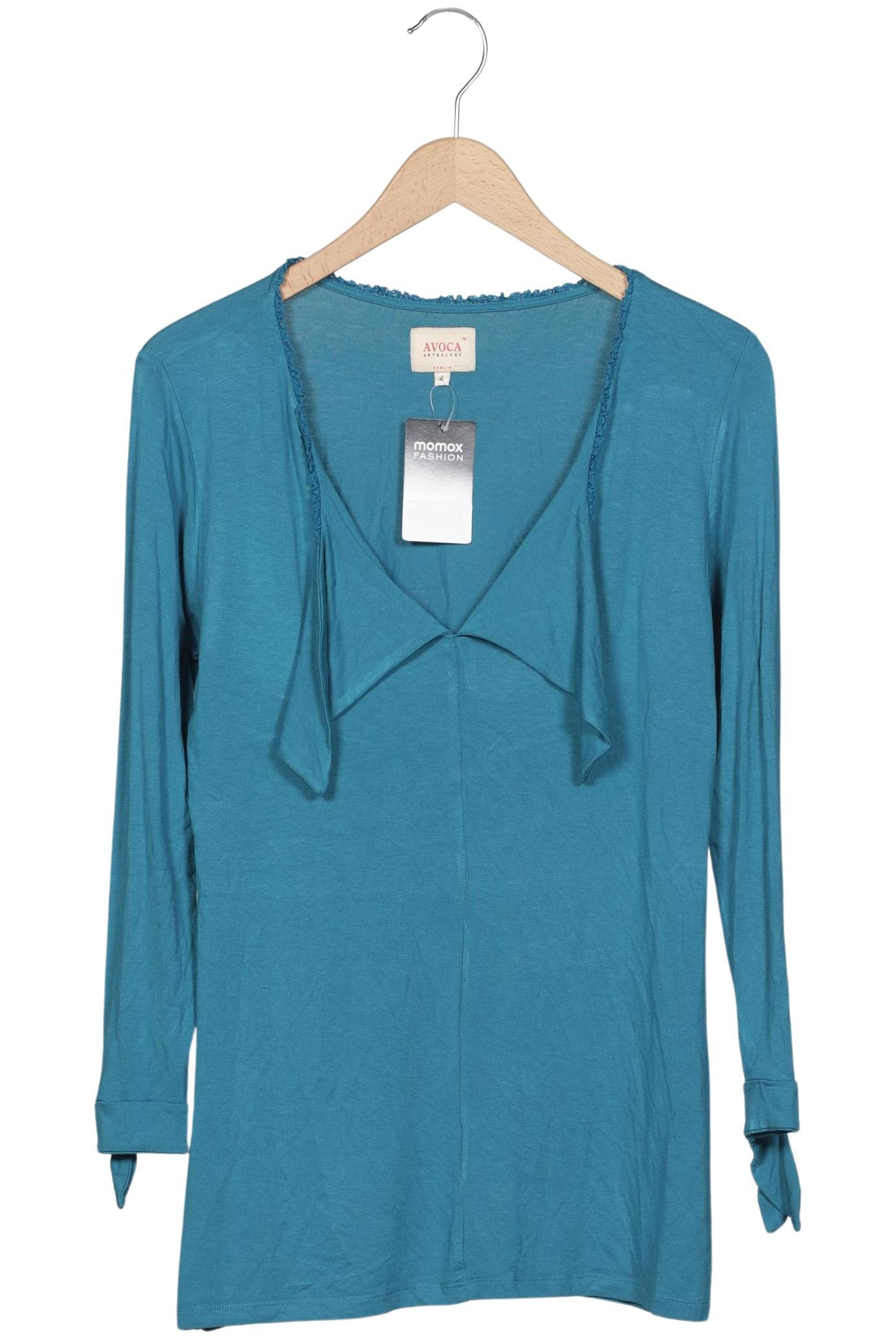

Avoca Damen Langarmshirt, türkis, Gr. 42