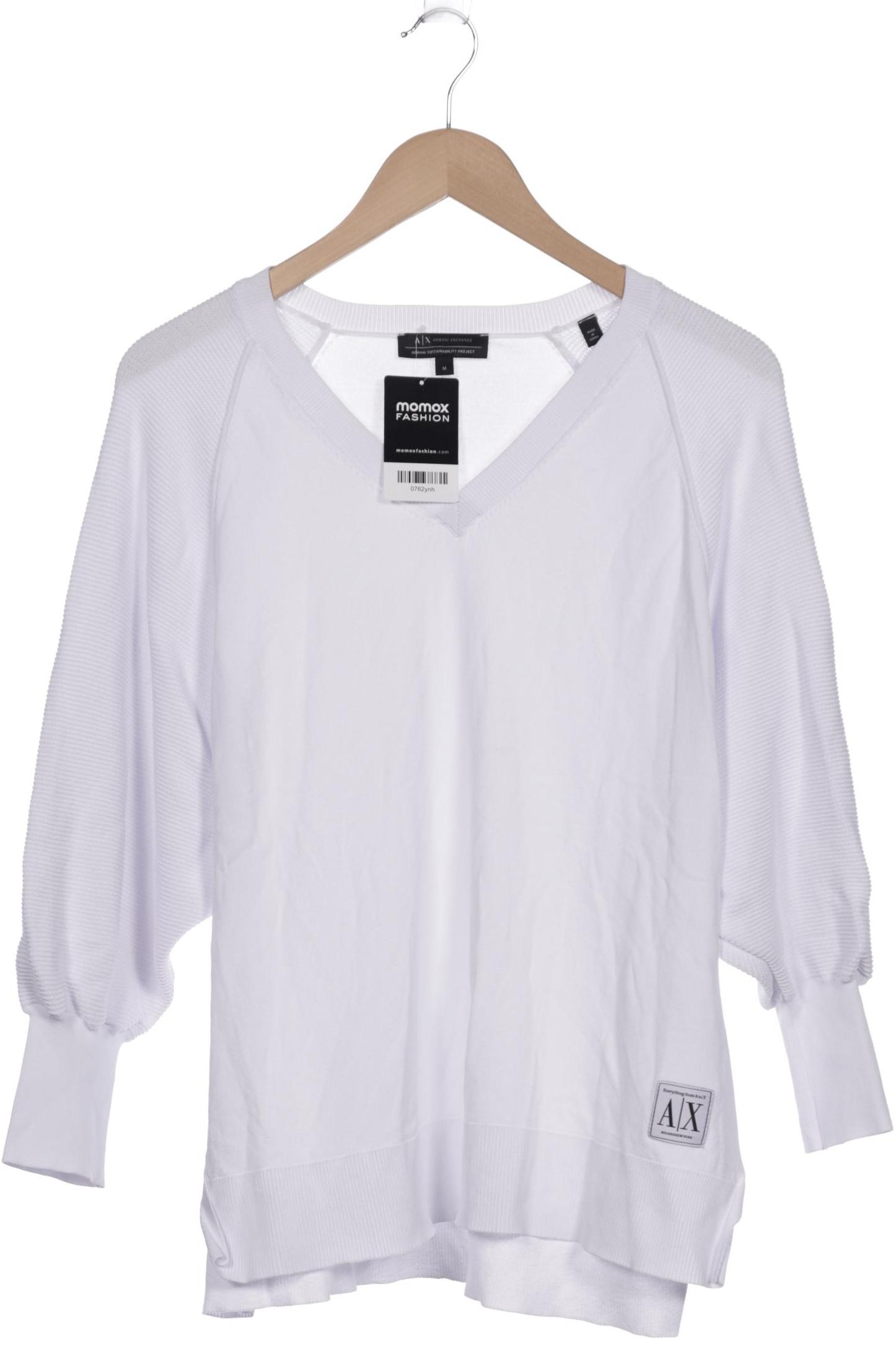

AX Armani Exchange Damen Pullover, weiß
