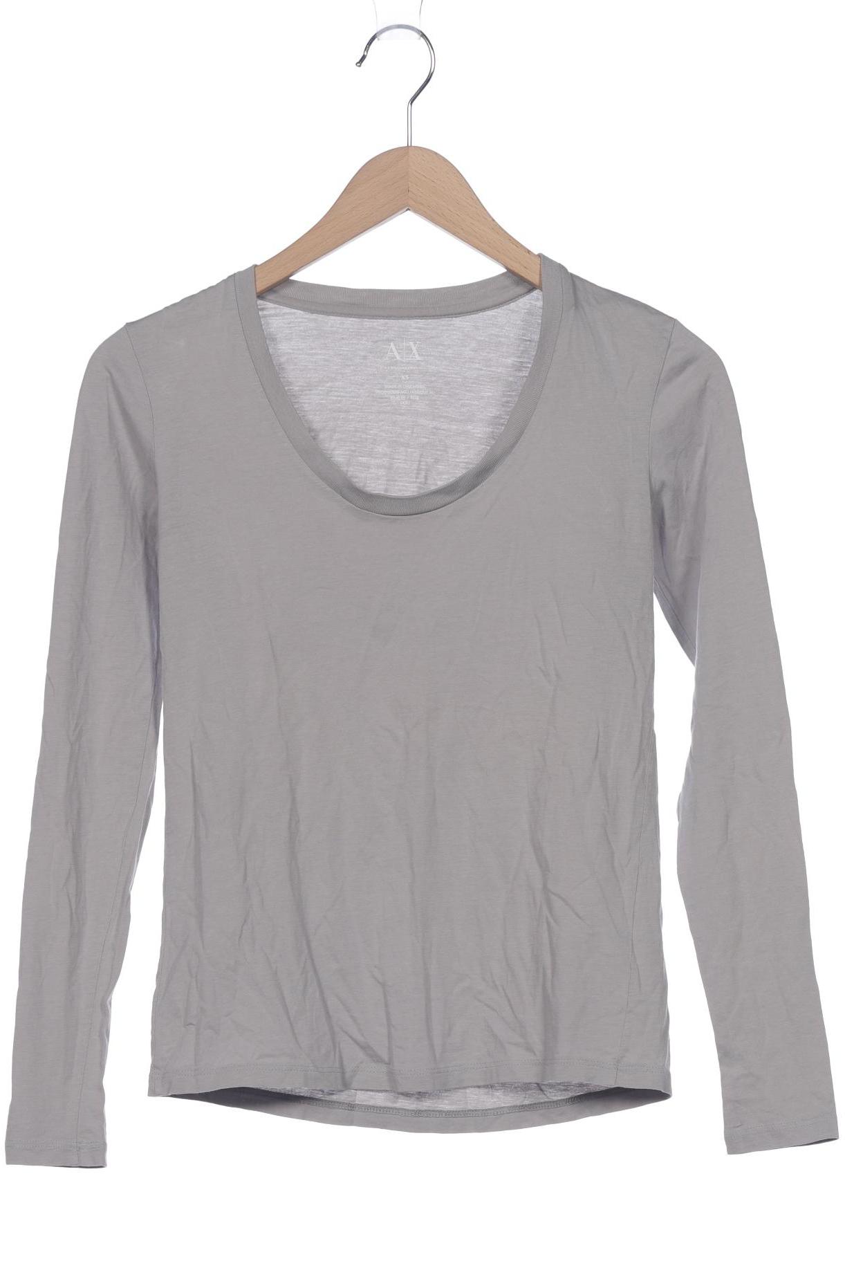 Thumbnail - AX Armani Exchange Damen Langarmshirt, grau, Gr. 34