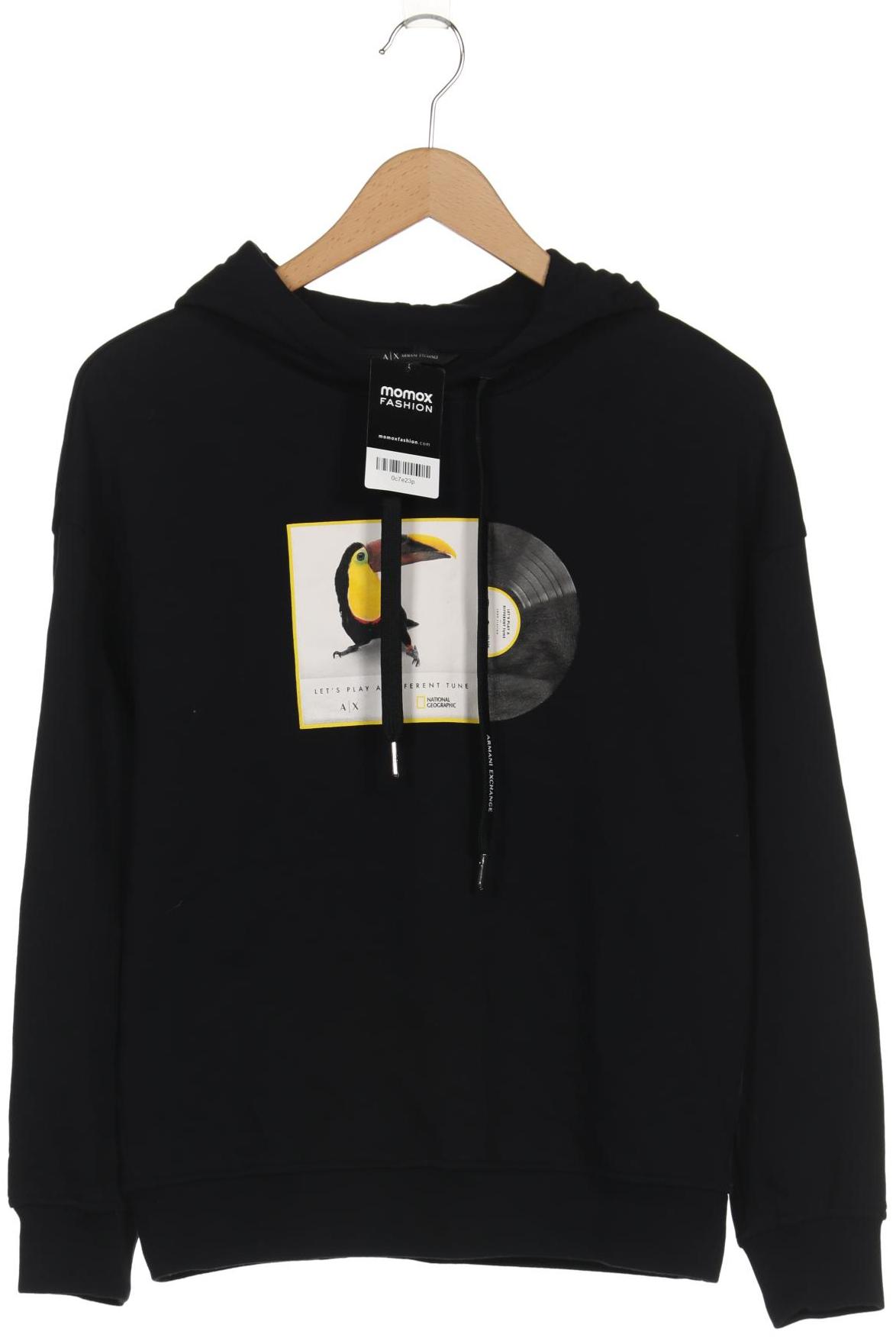 

AX Armani Exchange Damen Kapuzenpullover, schwarz