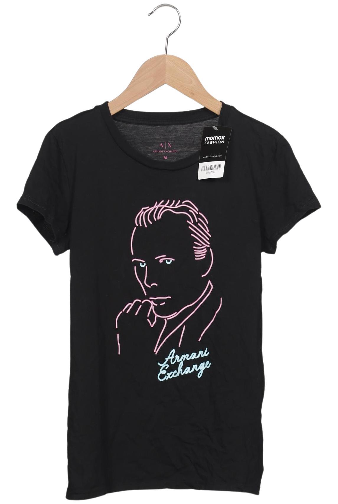 

AX Armani Exchange Damen T-Shirt, schwarz, Gr. 38